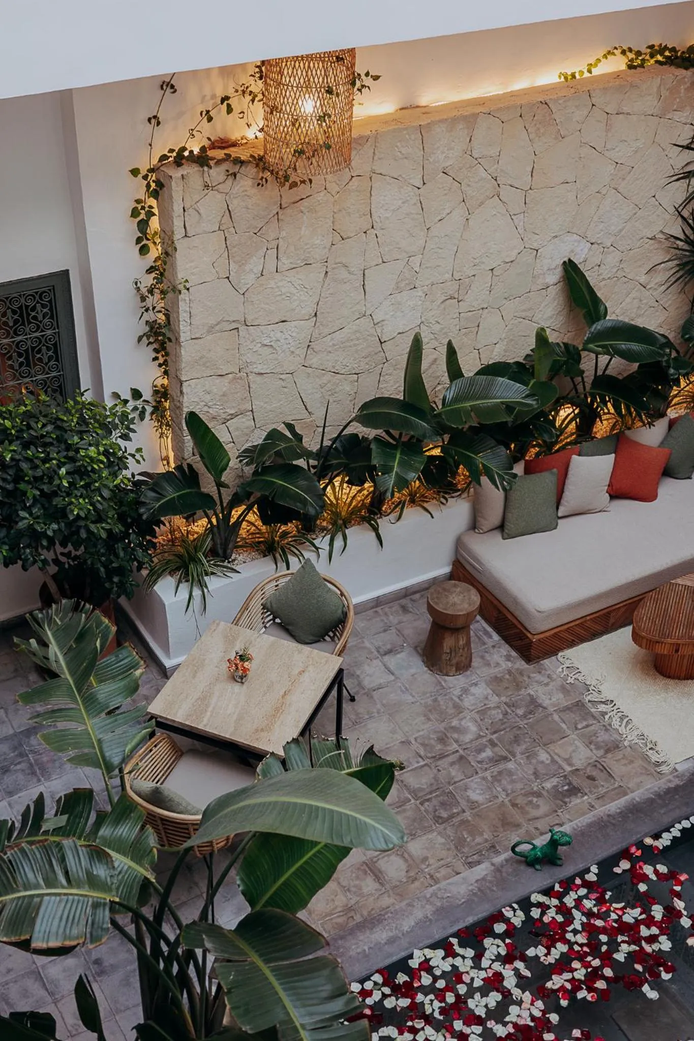 Patio in Riad Villa Wengé & Spa