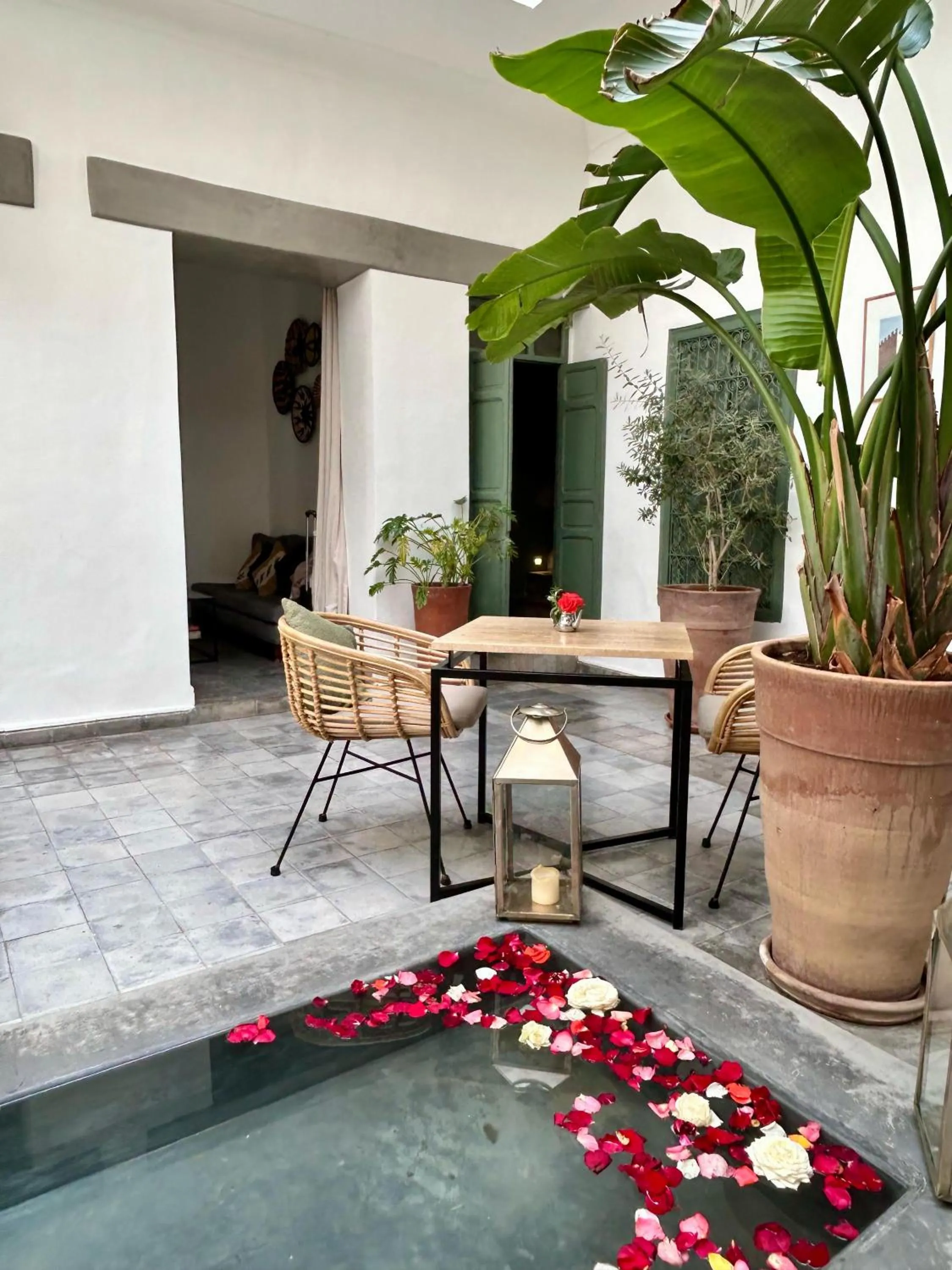 Patio in Riad Villa Wengé & Spa