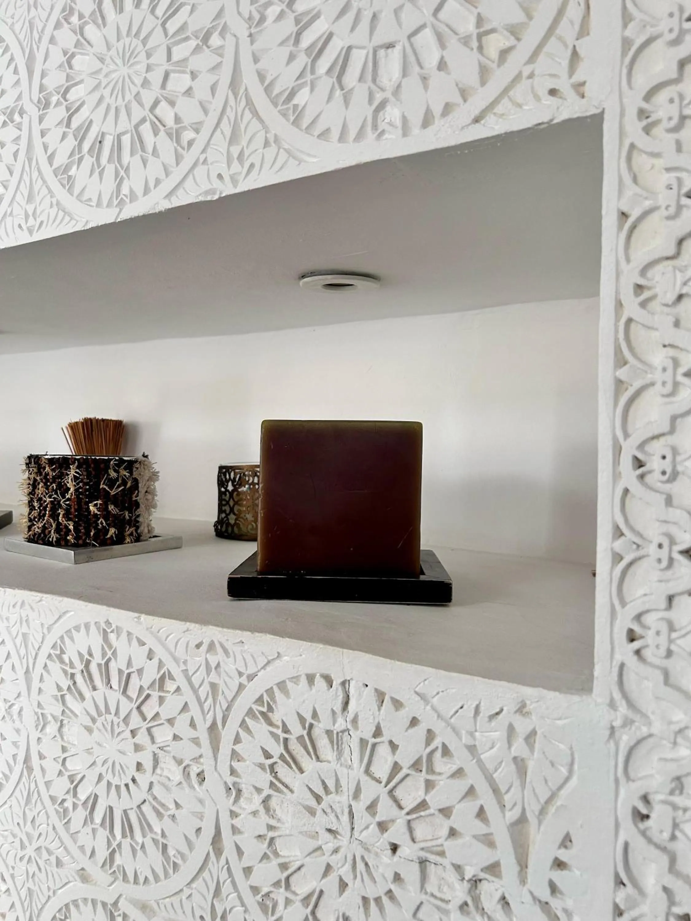 Decorative detail in Riad Villa Wengé & Spa