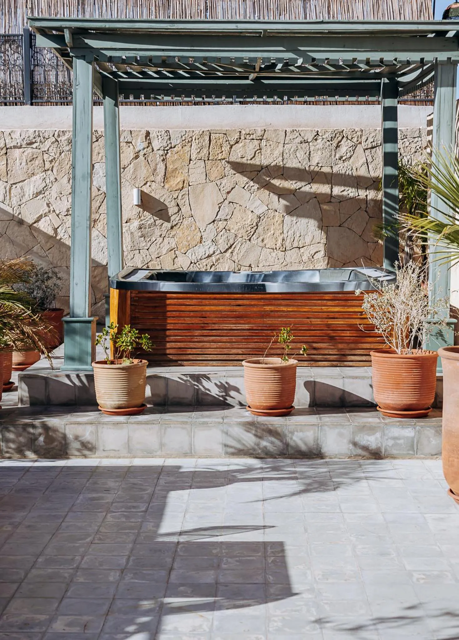 Patio in Riad Villa Wengé & Spa