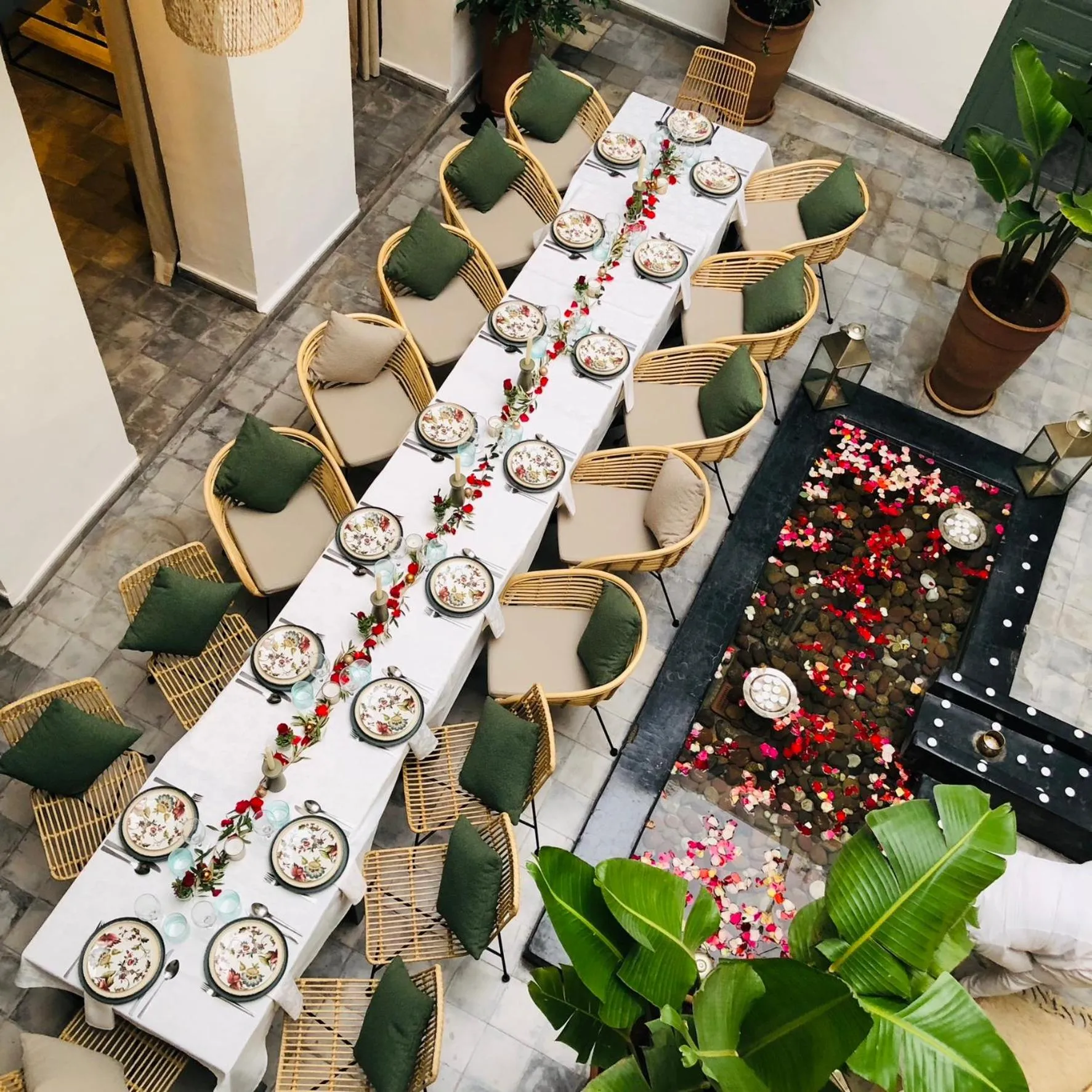 Restaurant/places to eat in Riad Villa Wengé & Spa