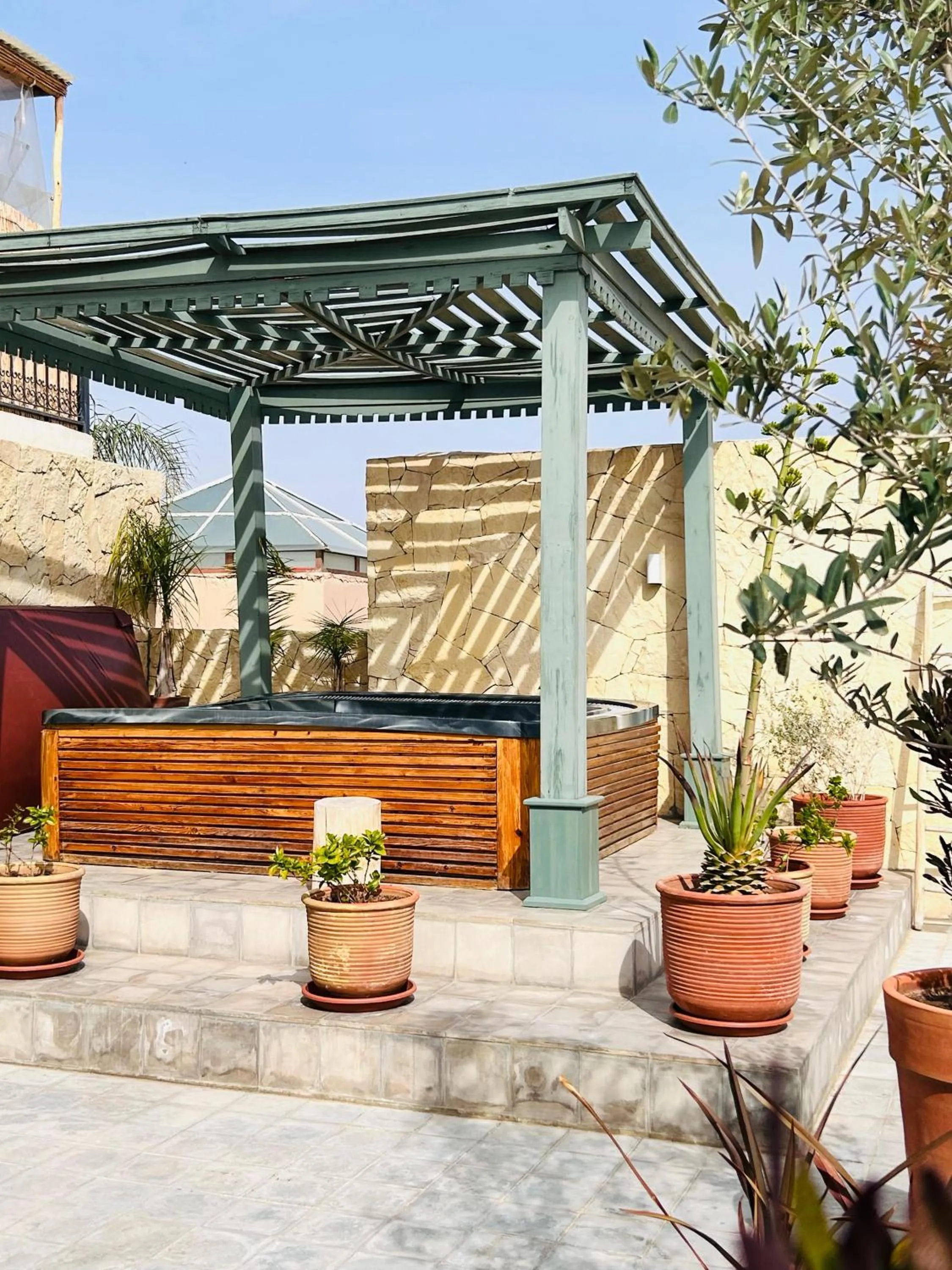 Solarium in Riad Villa Wengé & Spa