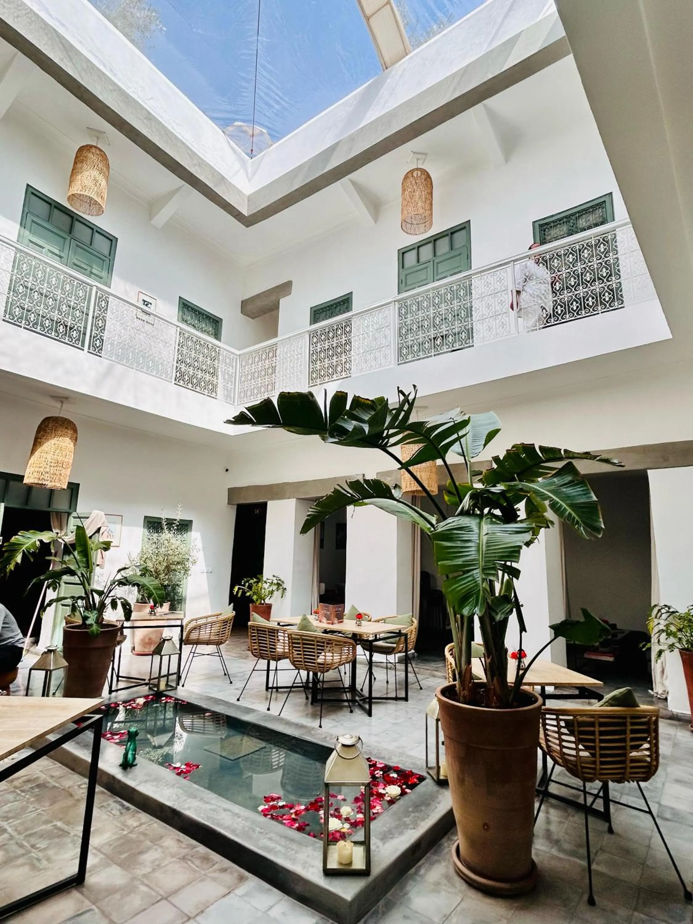 Patio in Riad Villa Wengé & Spa