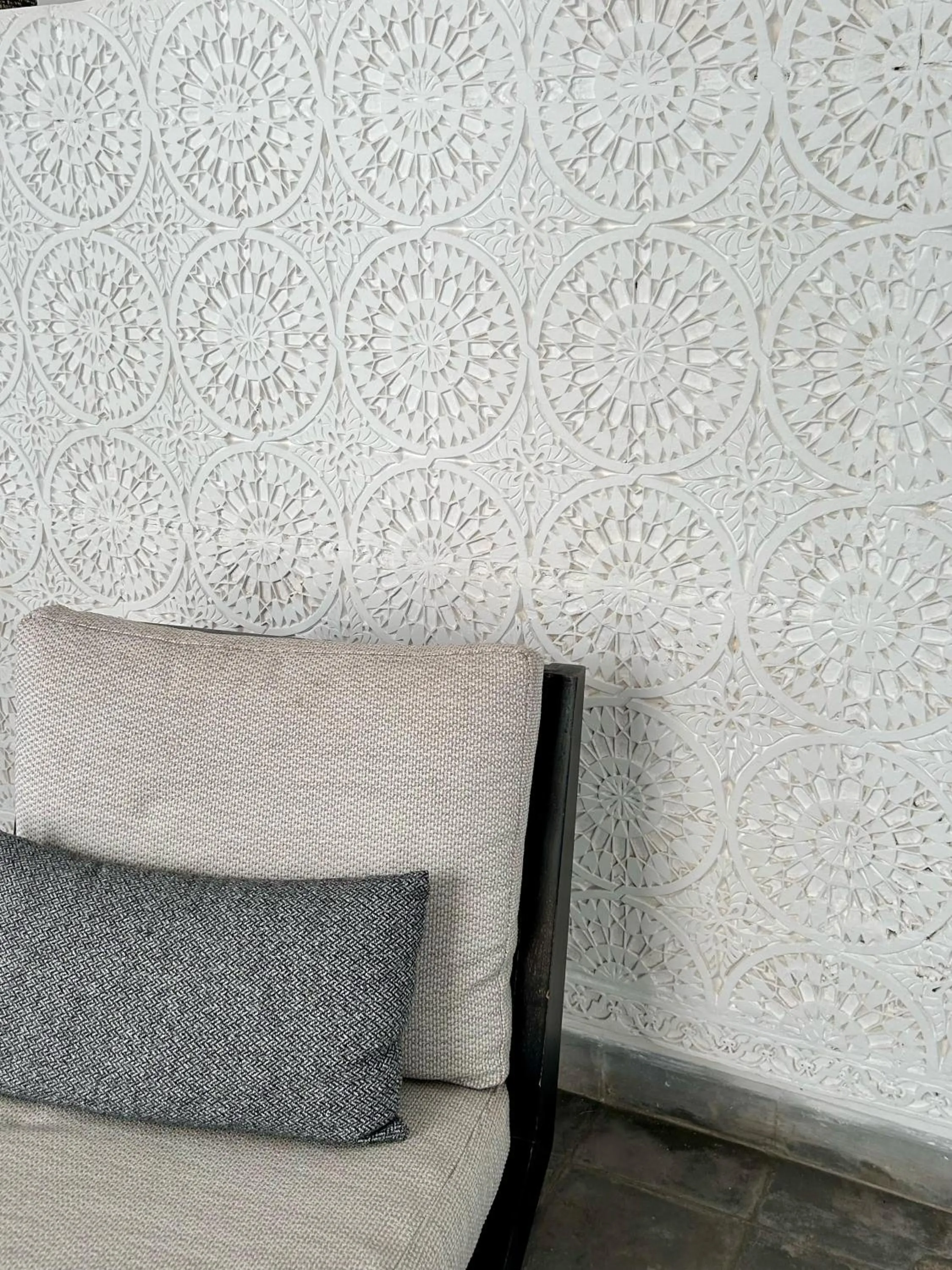 Decorative detail in Riad Villa Wengé & Spa