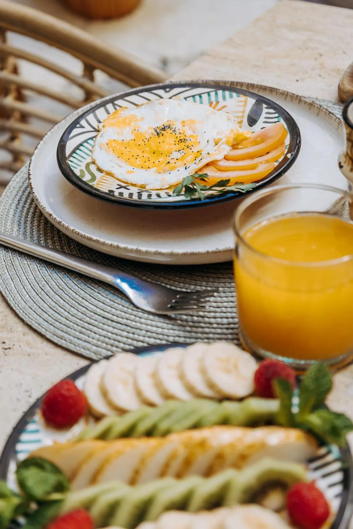 Food and drinks in Riad Villa Wengé & Spa