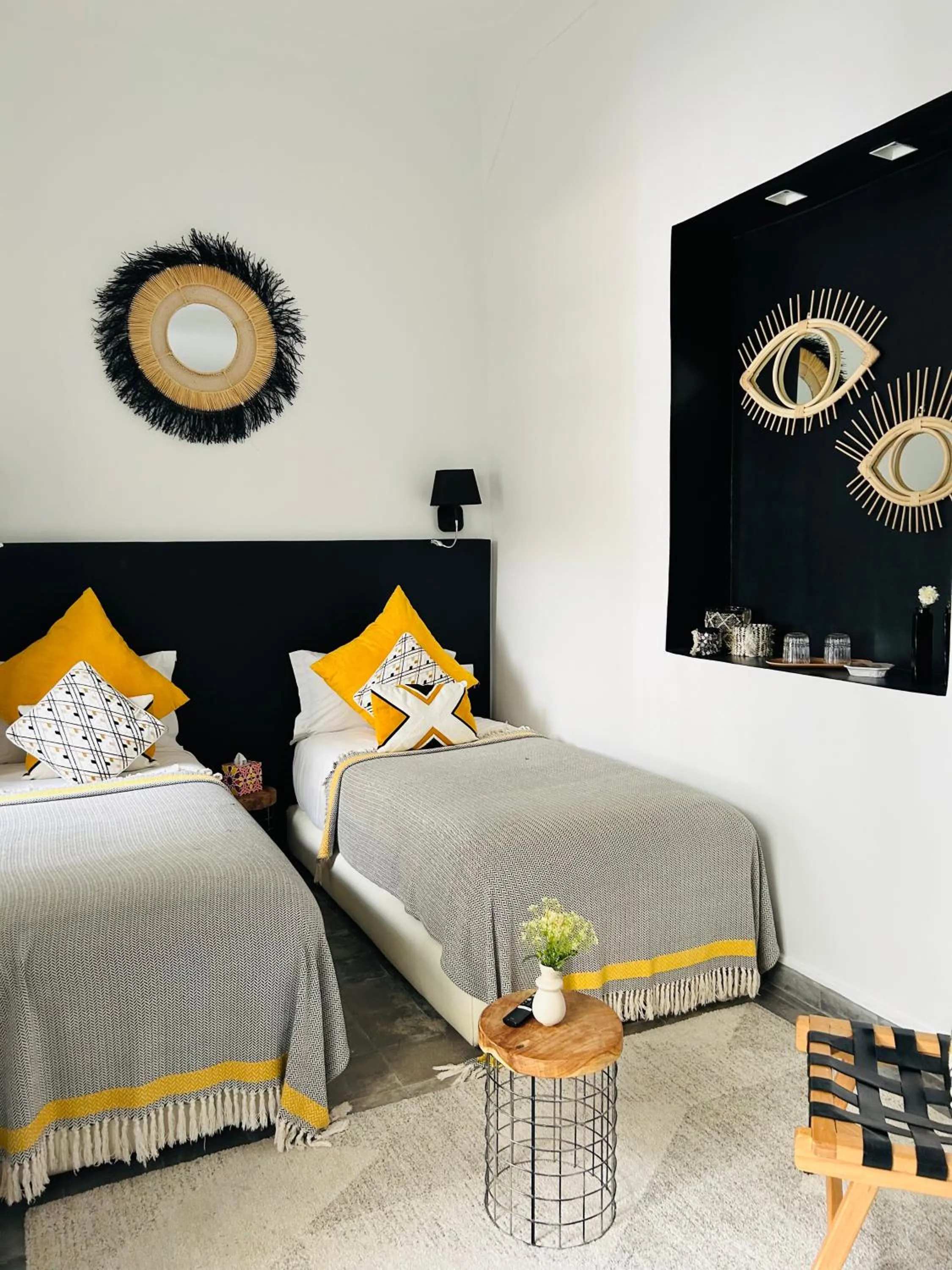 Bed in Riad Villa Wengé & Spa