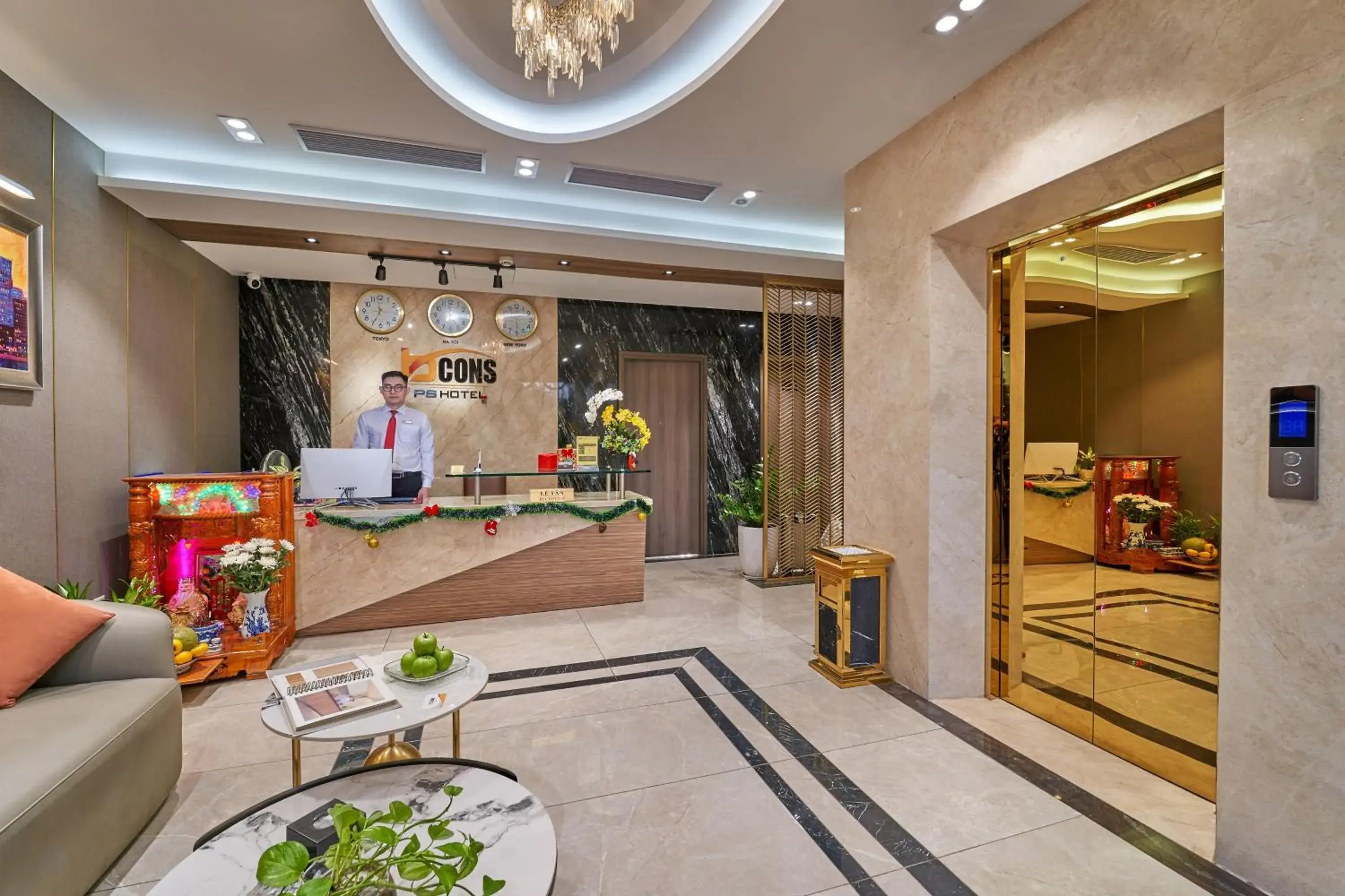 Lobby or reception in Bcons PS Hotel and Apartment- Newly Opened Hotel Lobby or reception in Bcons PS Hotel and Apartment- Newly Opened Hotel
