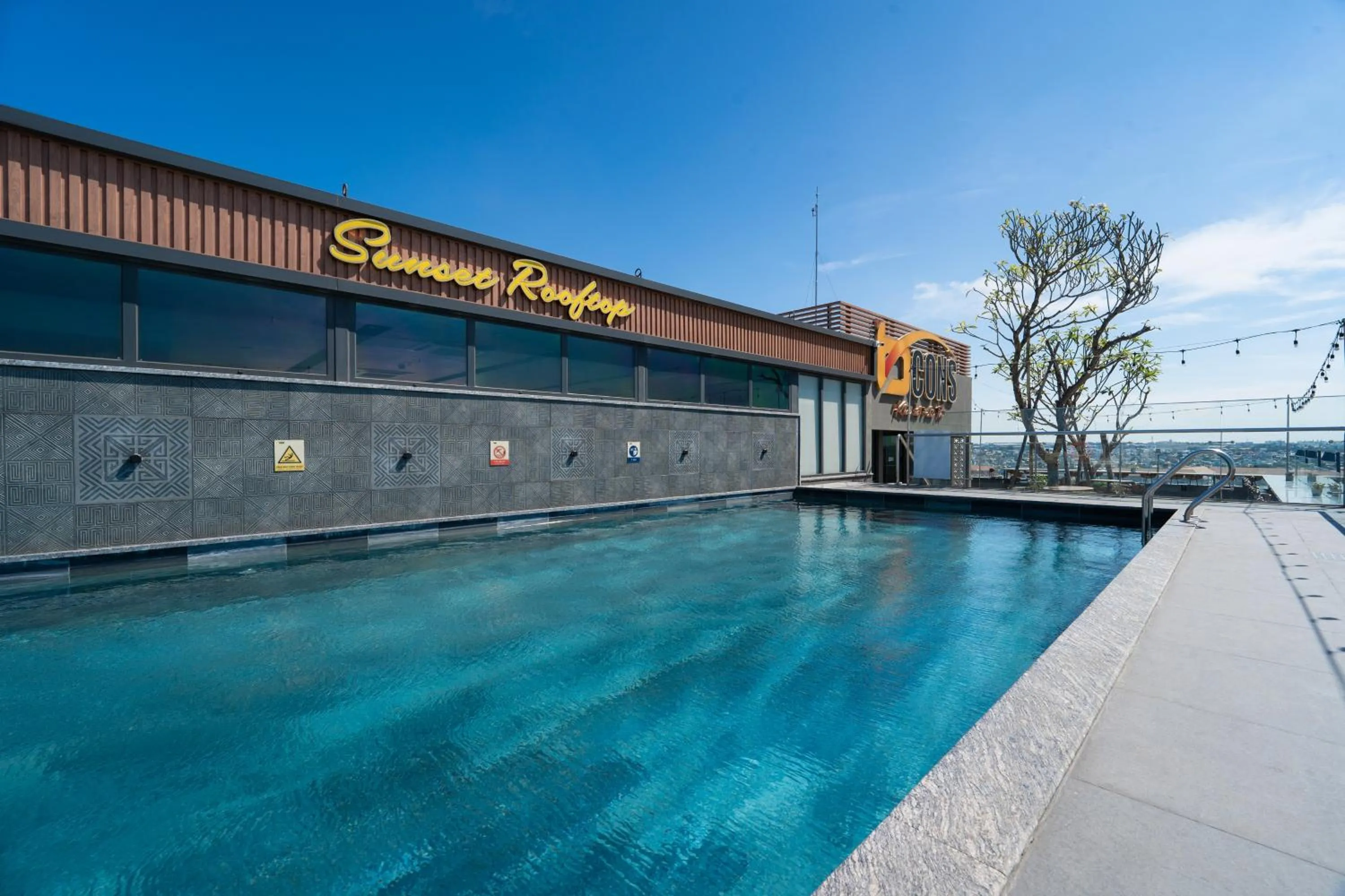 Swimming pool in Bcons PS Hotel and Apartment- Newly Opened Hotel