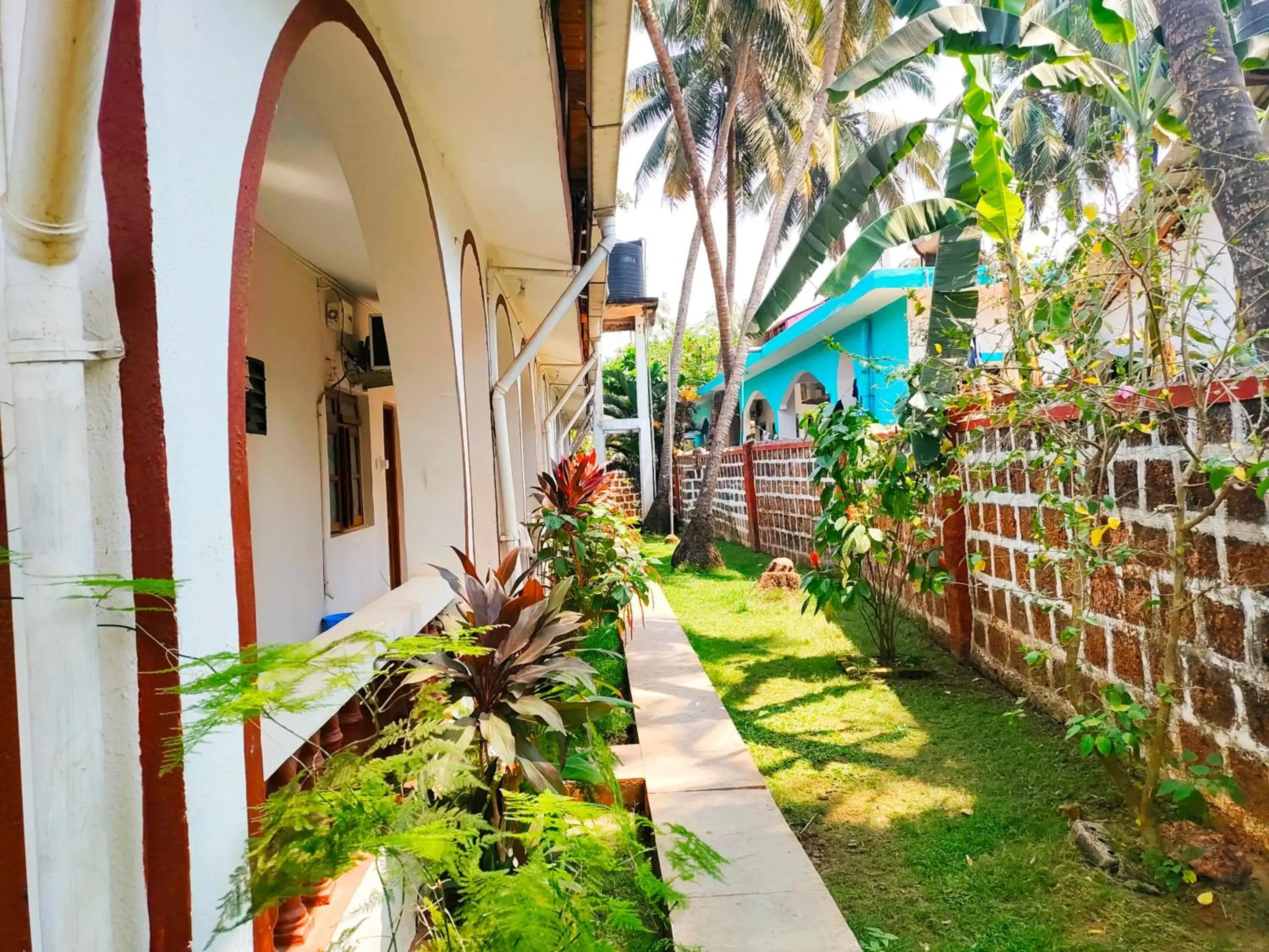 Garden view in Red Sea Beach Resort Garden view in Red Sea Beach Resort