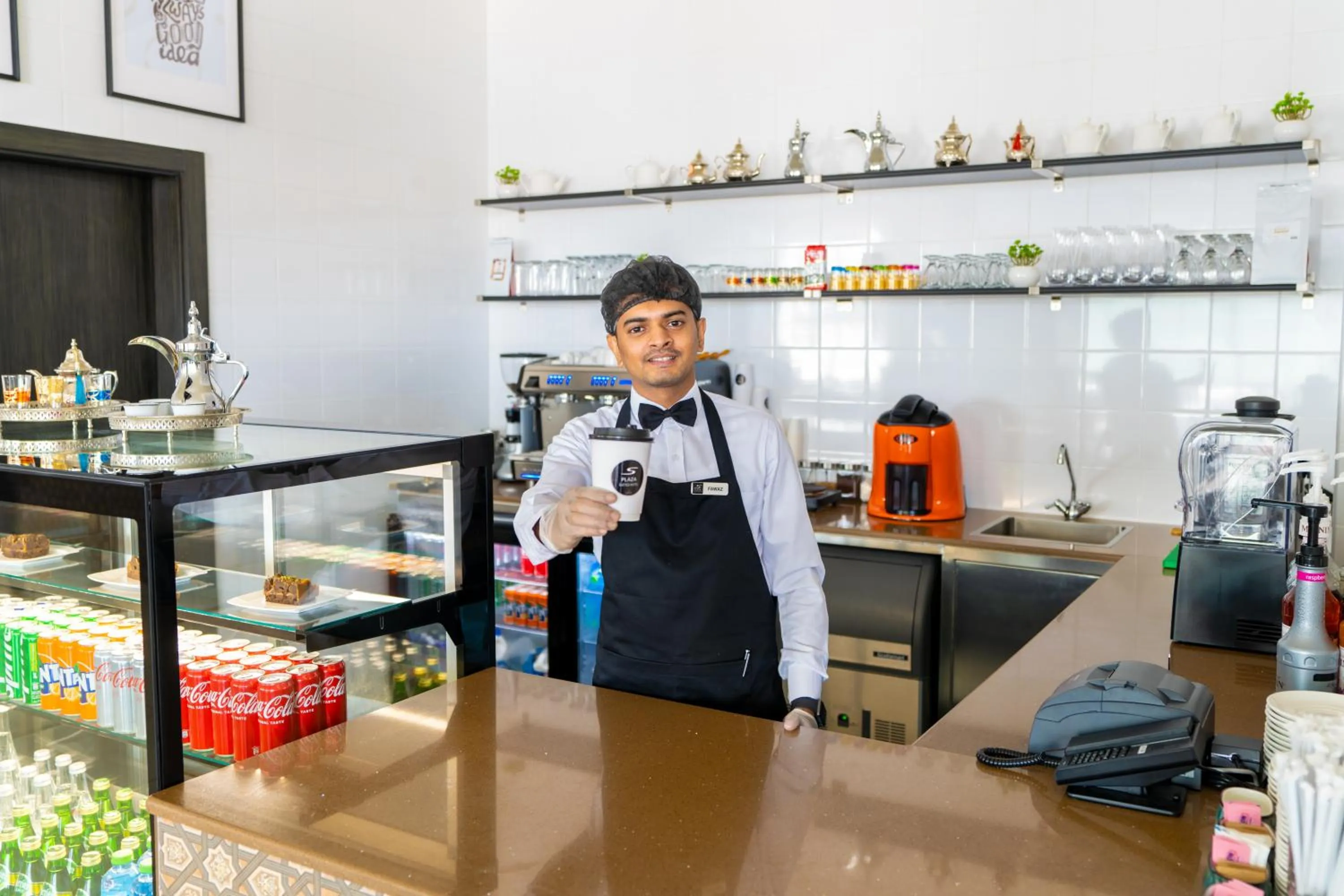 Food and drinks in S Plaza Suites Hotel