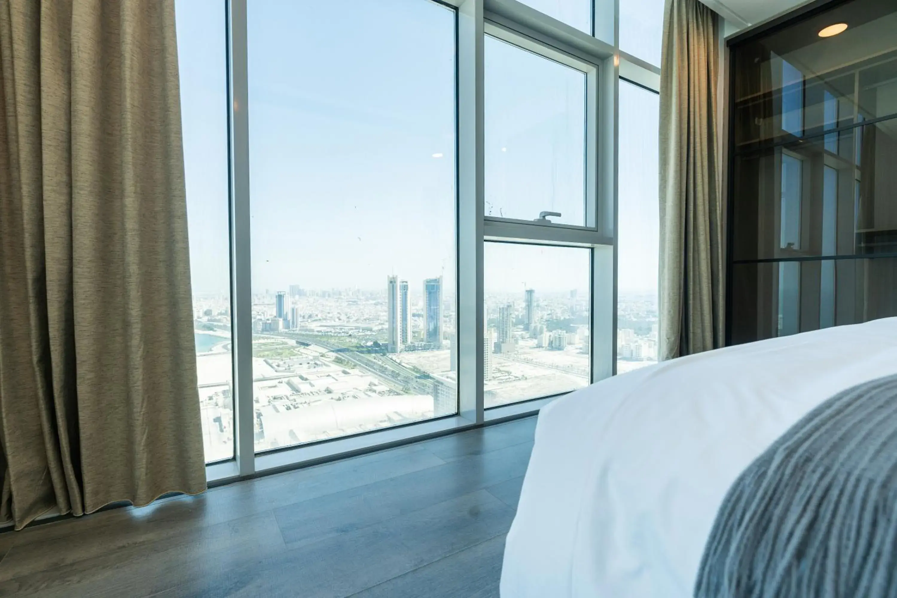 View (from property/room), Bed in S Plaza Suites Hotel View (from property/room), Bed in S Plaza Suites Hotel