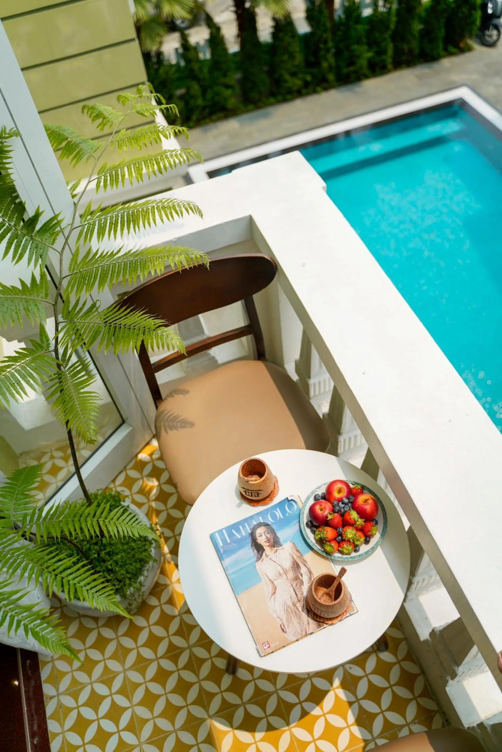Inner courtyard view in Hawal Boutique Villa Hoi An