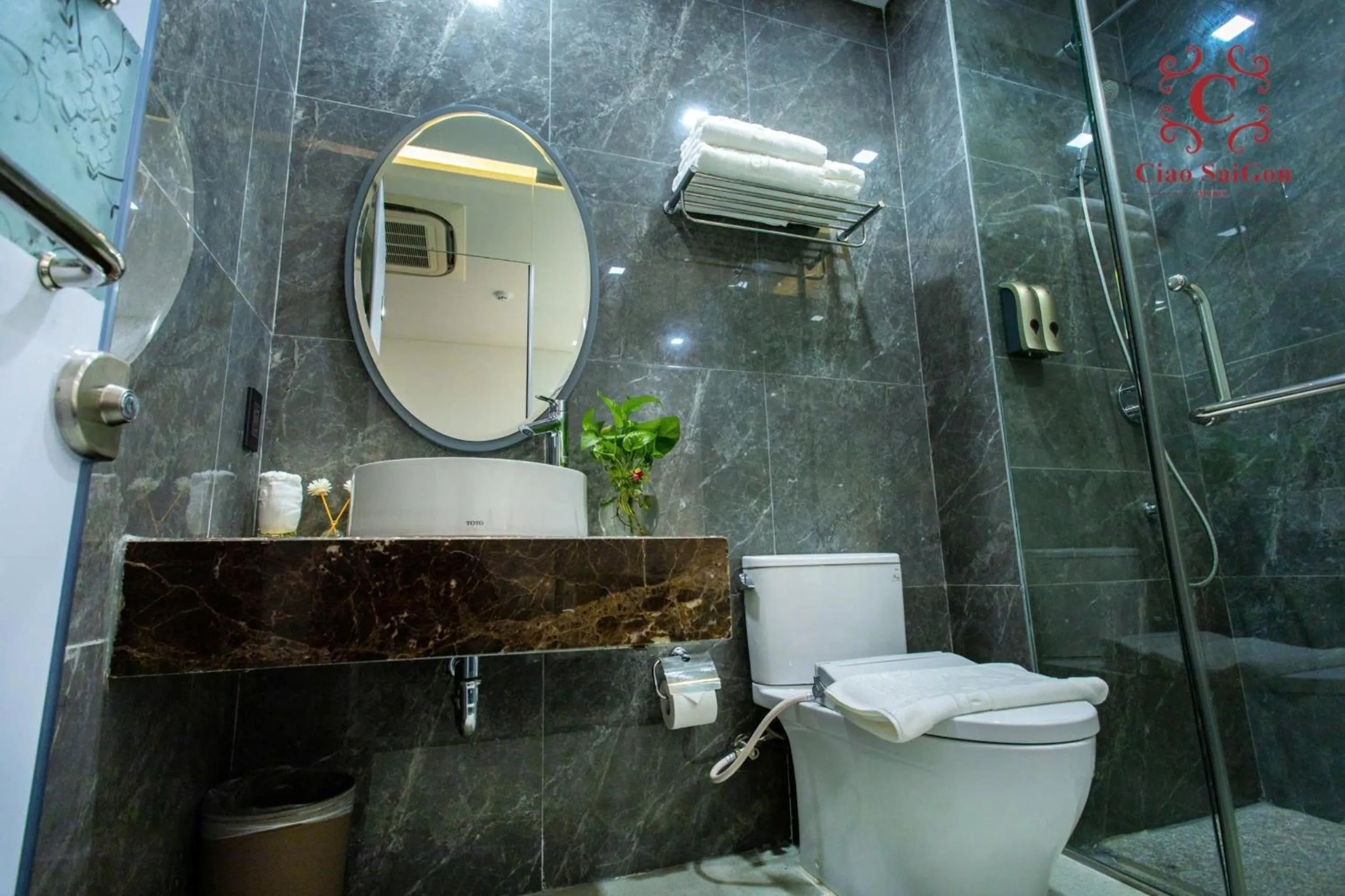 Shower in Ciao Saigon 2 Hotel