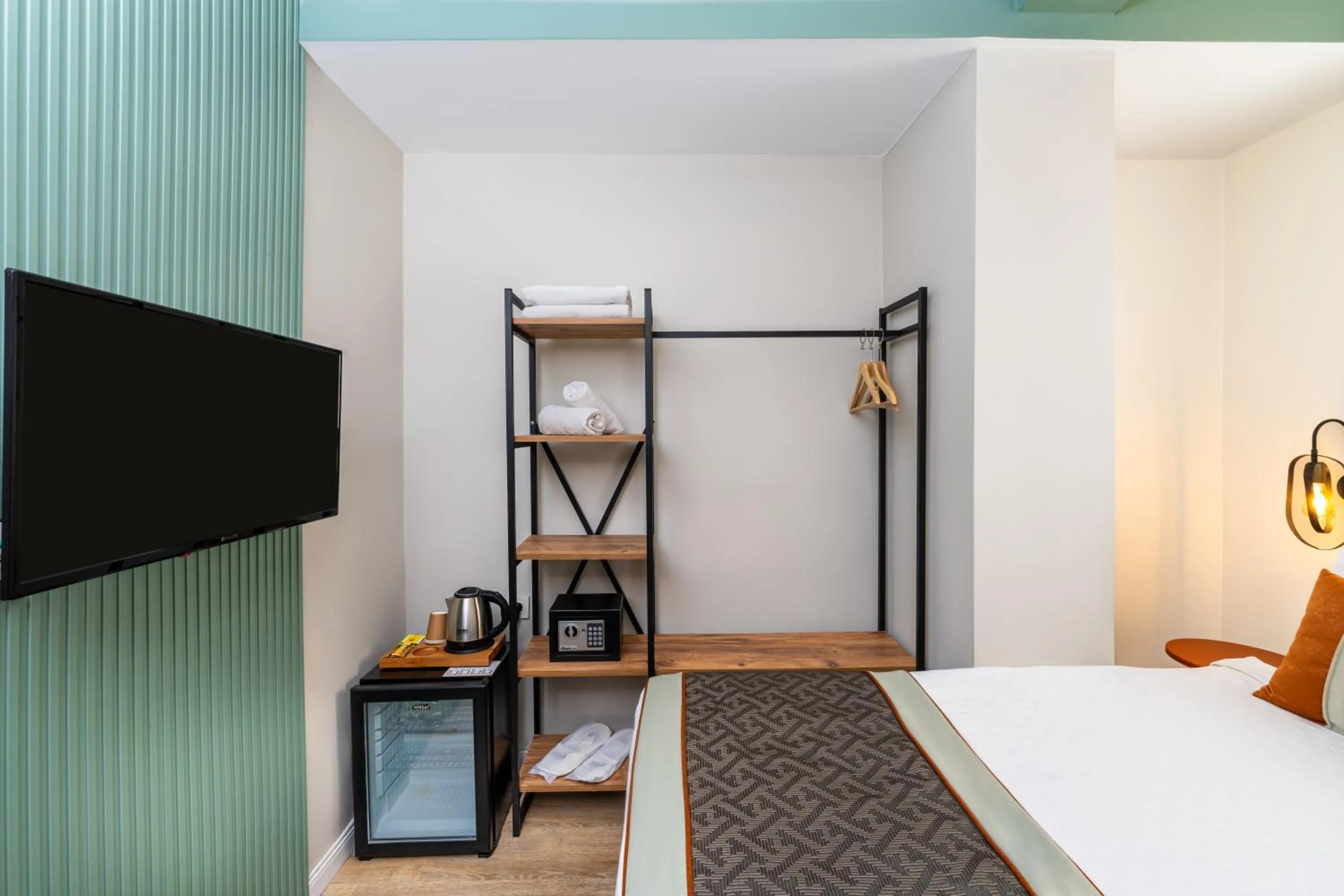 Bed in Echinus Lara Hotel