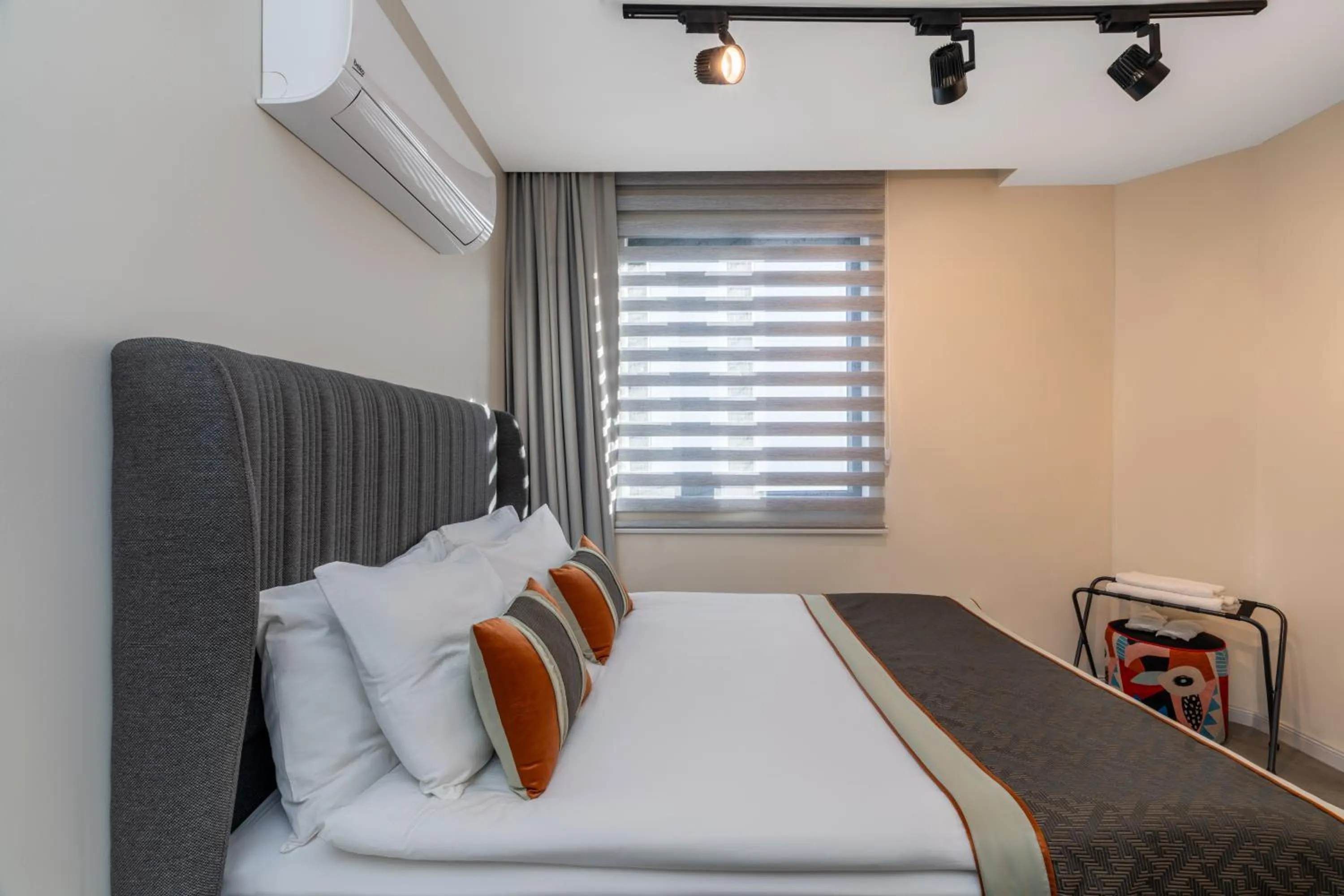 Bed in Echinus Lara Hotel