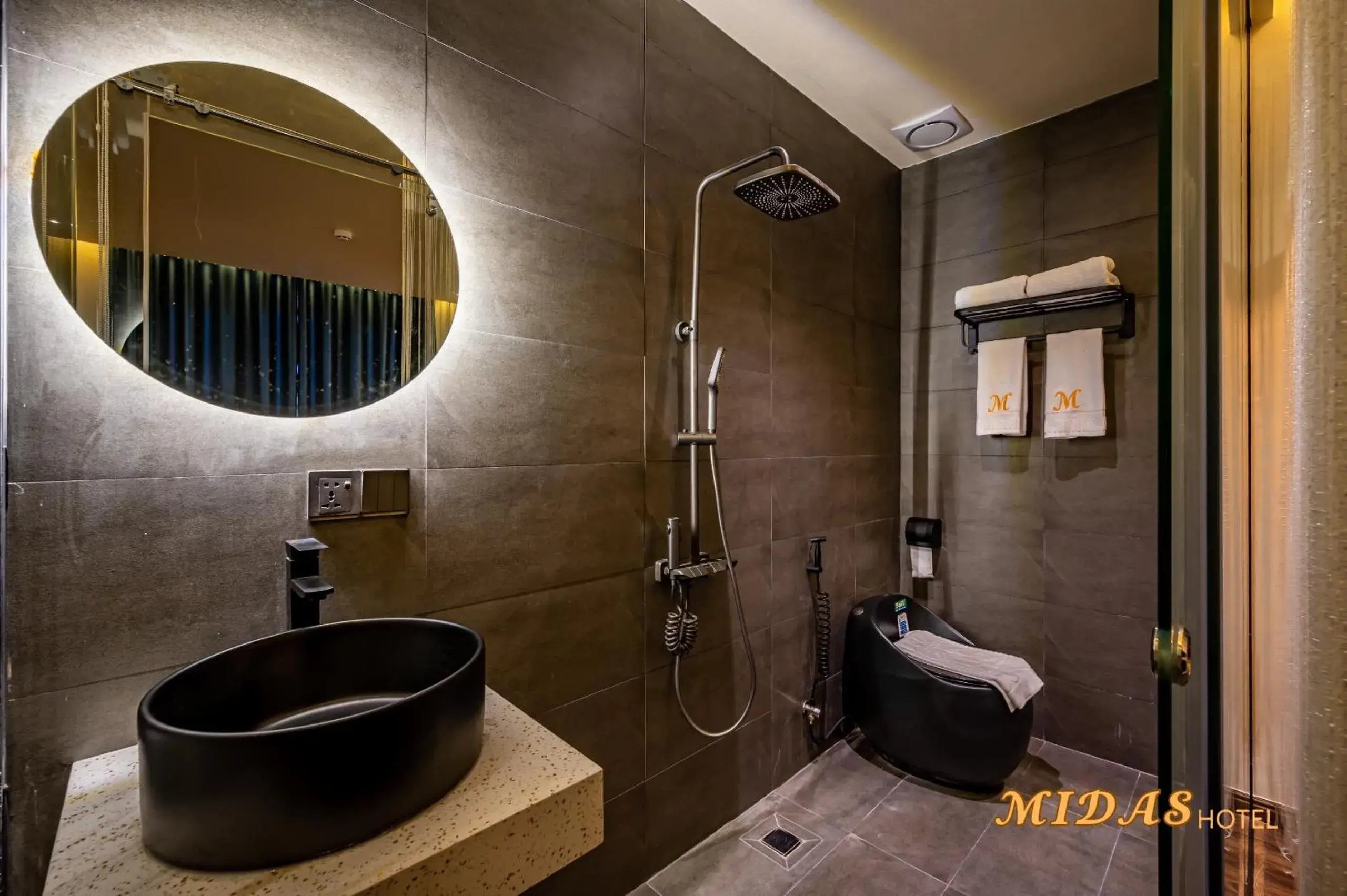 Shower in Midas Hotel Shower in Midas Hotel