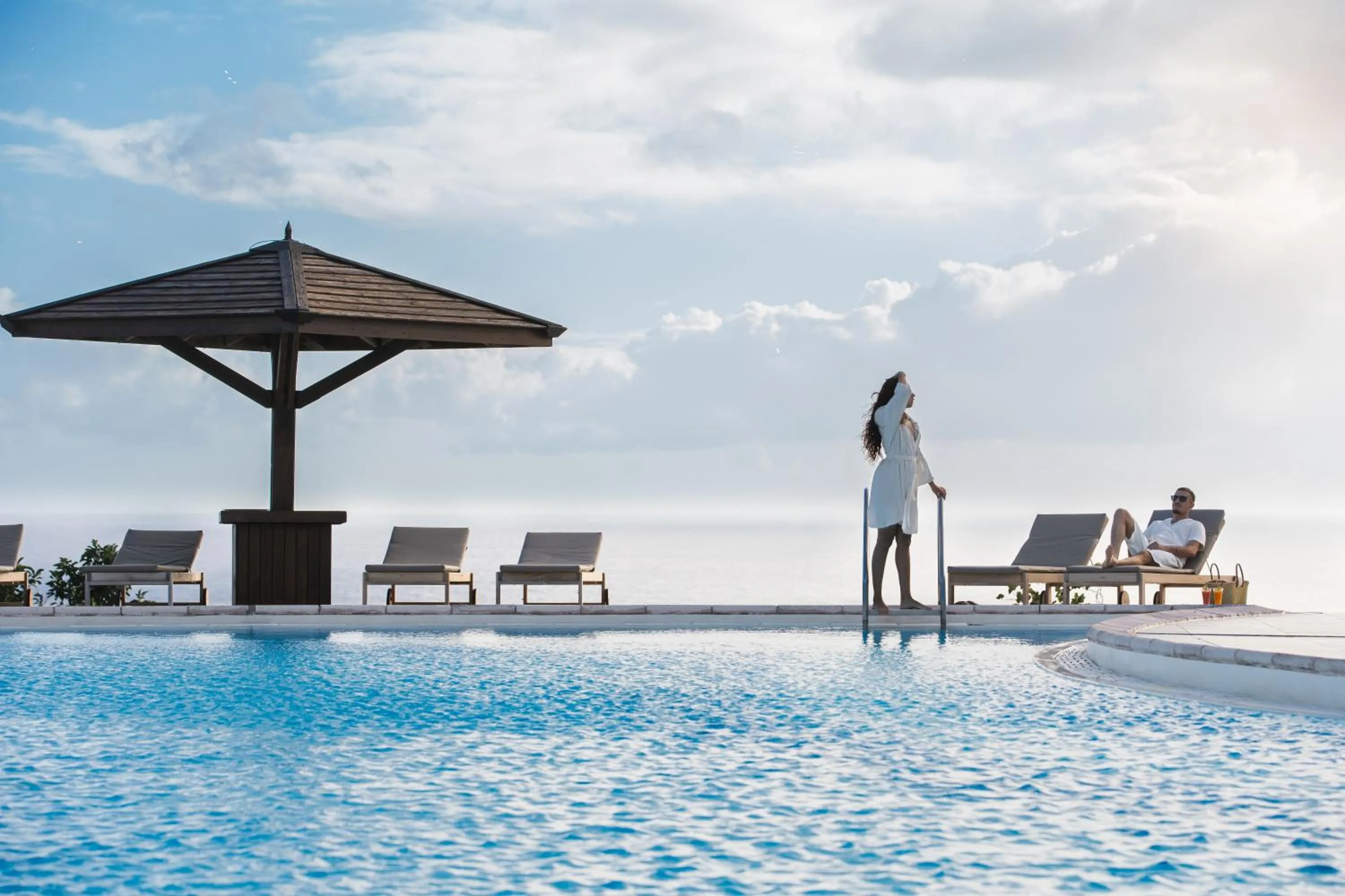 Swimming pool in Hôtel Exsel Créolia