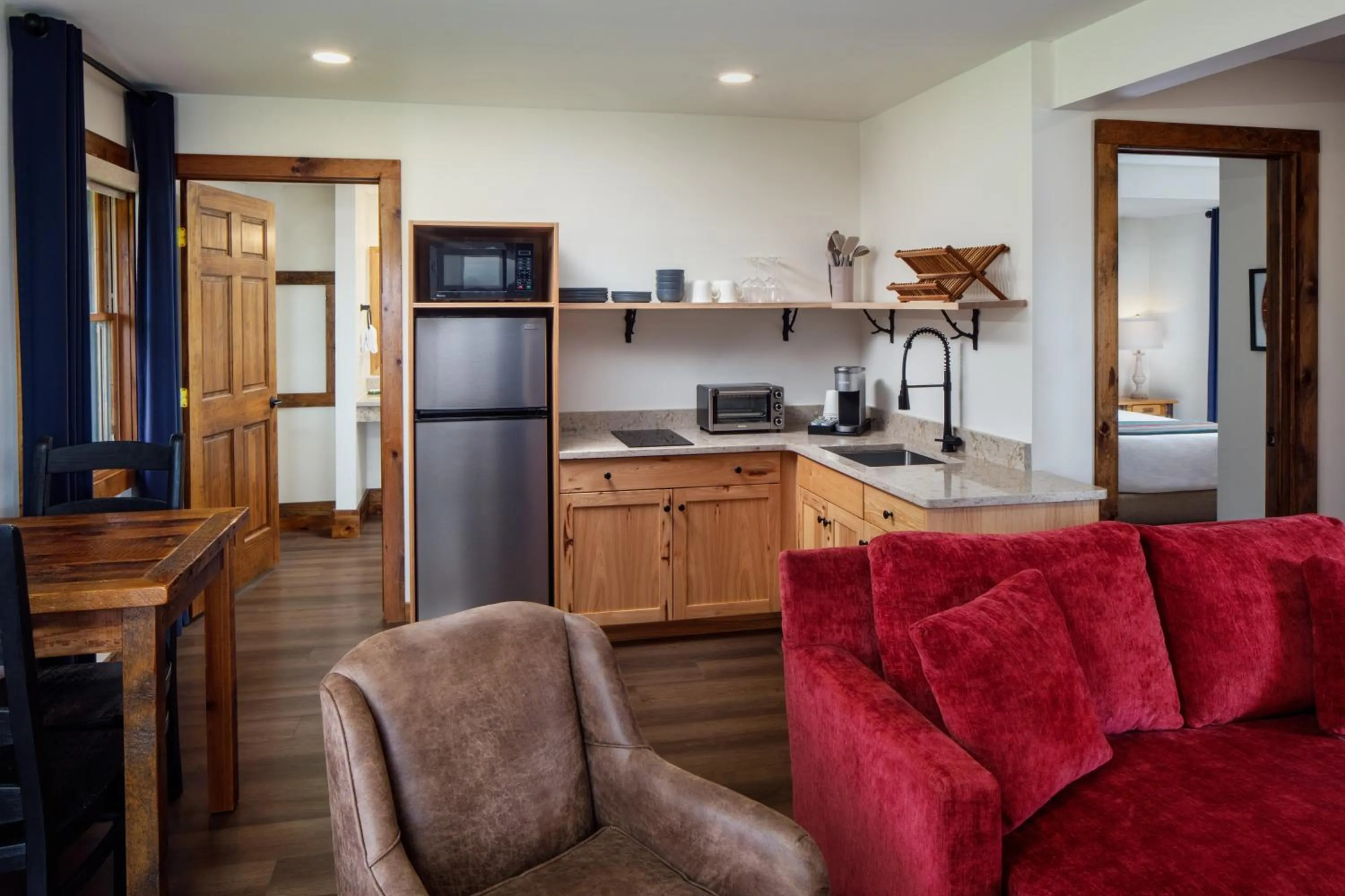 Living room in Lodge at Schroon Lake