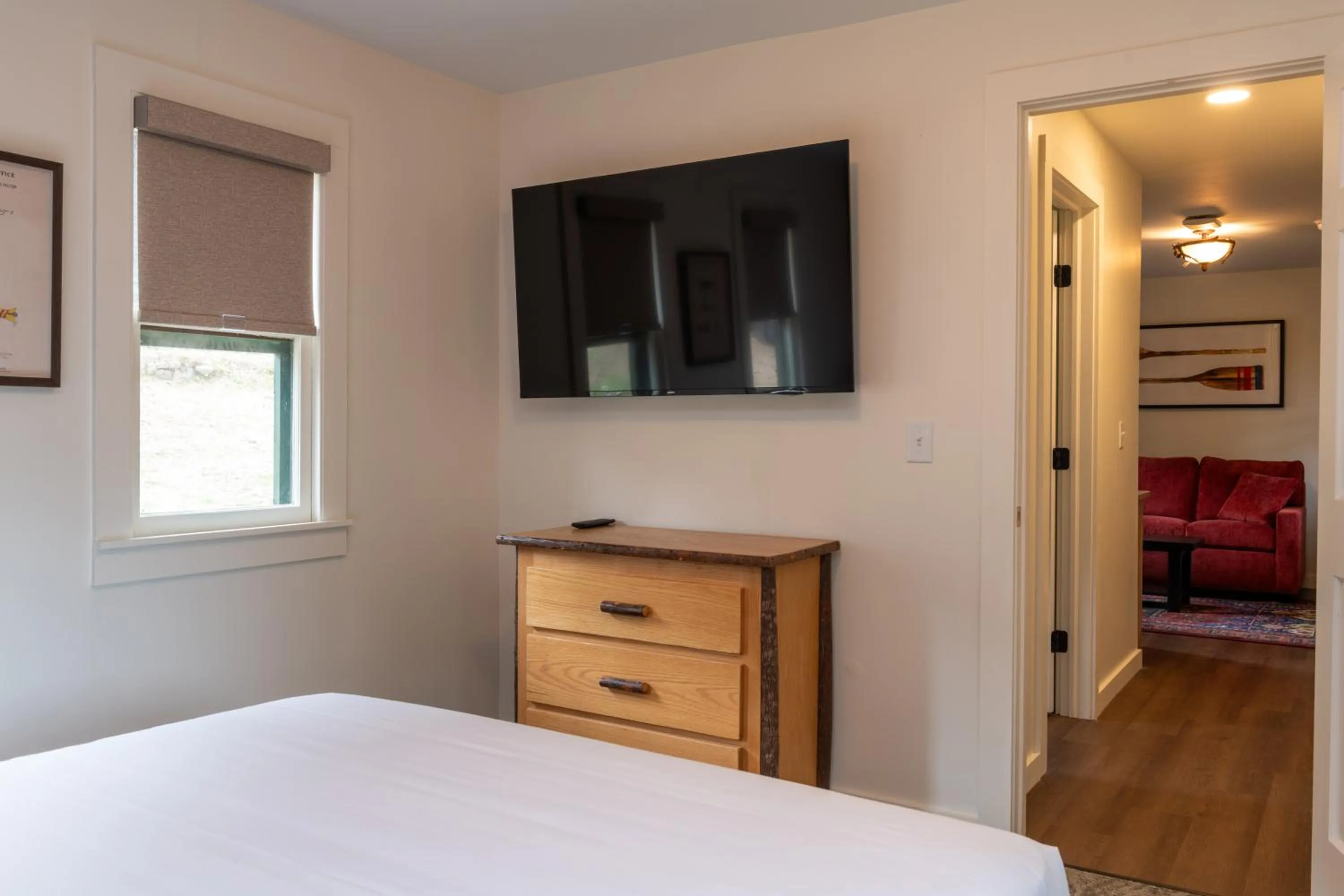 Bedroom, Bed in Lodge at Schroon Lake