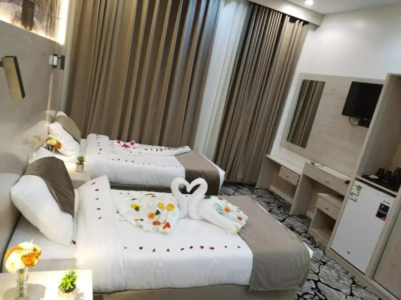 Bed in فندق اسكنت الحفاير - Askant Al Hafayer Hotel Bed in فندق اسكنت الحفاير - Askant Al Hafayer Hotel