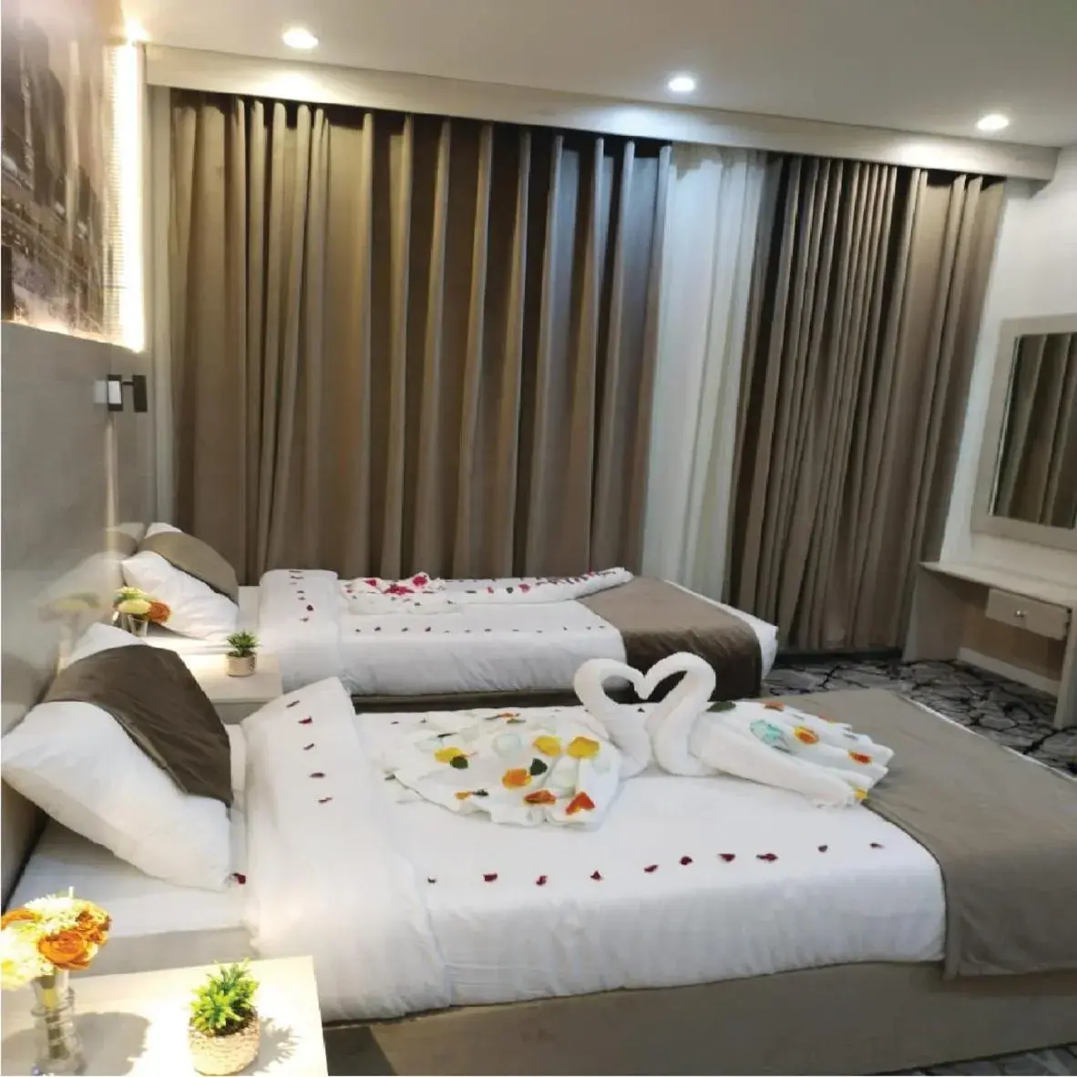 Bed in فندق اسكنت الحفاير - Askant Al Hafayer Hotel Bed in فندق اسكنت الحفاير - Askant Al Hafayer Hotel