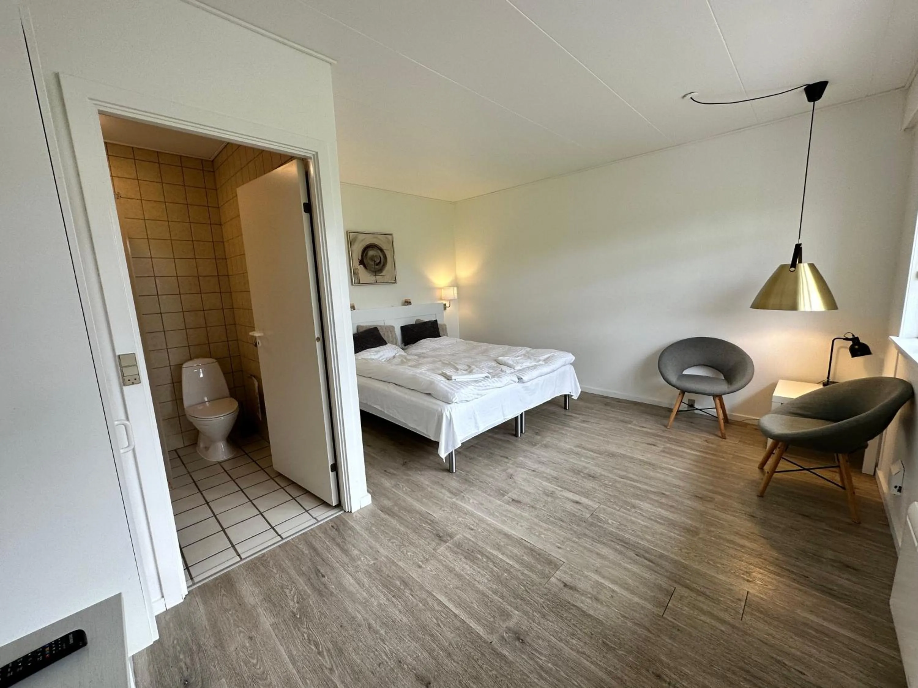 Bed in Orø Kro & Hotel