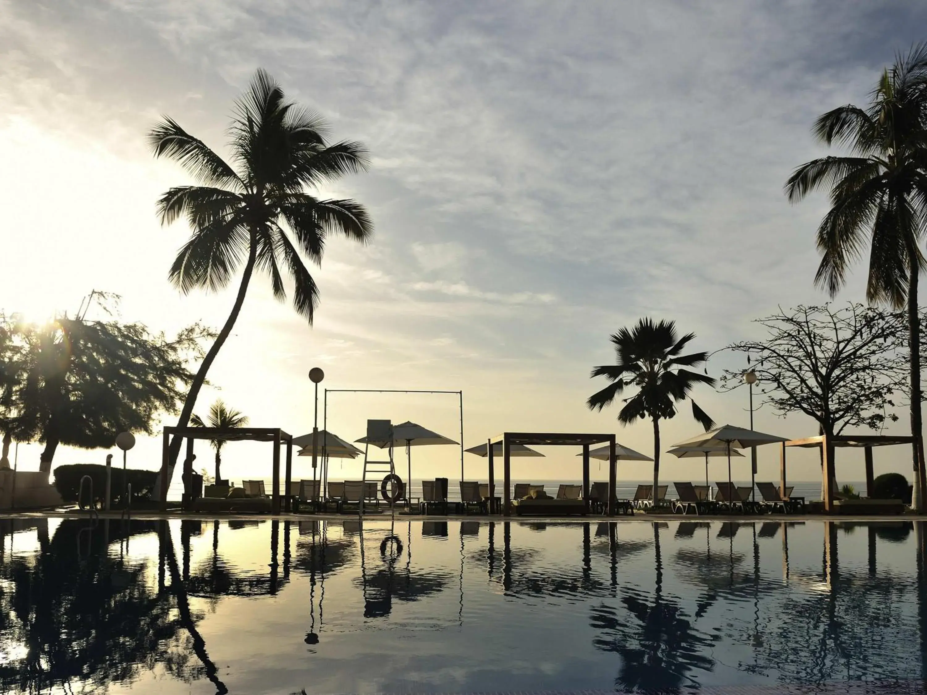 Pool view in Pullman Dakar Teranga Pool view in Pullman Dakar Teranga