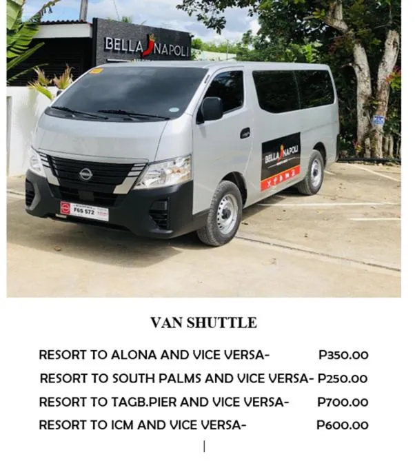 Text overlay in Bella Napoli Resort & Resto