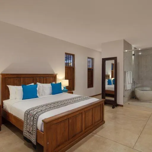 Bathroom, Bed in Taavetti