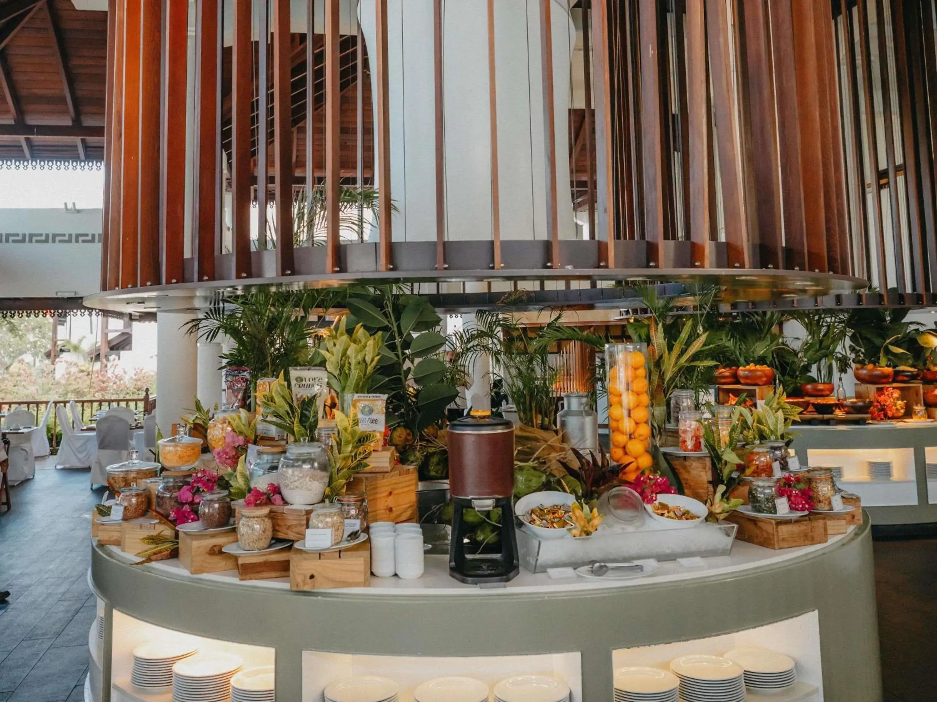 Breakfast in Sofitel Mauritius L'Imperial Resort & Spa Breakfast in Sofitel Mauritius L'Imperial Resort & Spa