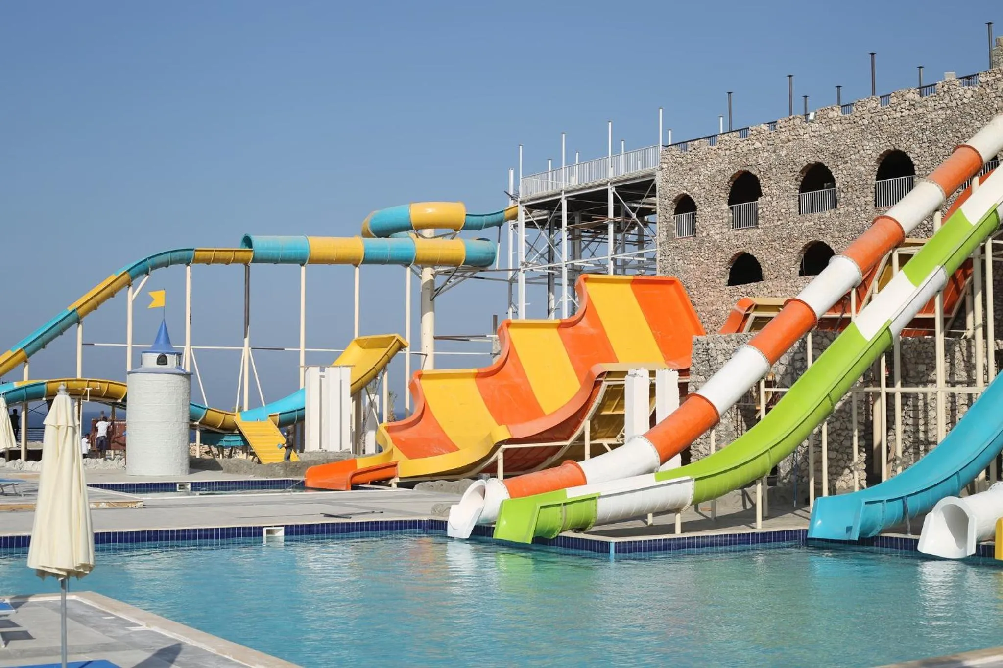 Aqua park in Amarina Jannah Resort & Aqua Park Marsa Alam