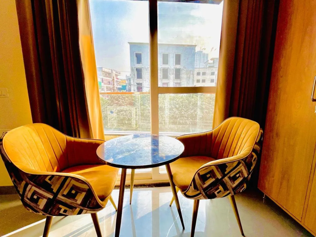 Seating area in Amahi Inn - Sector 48