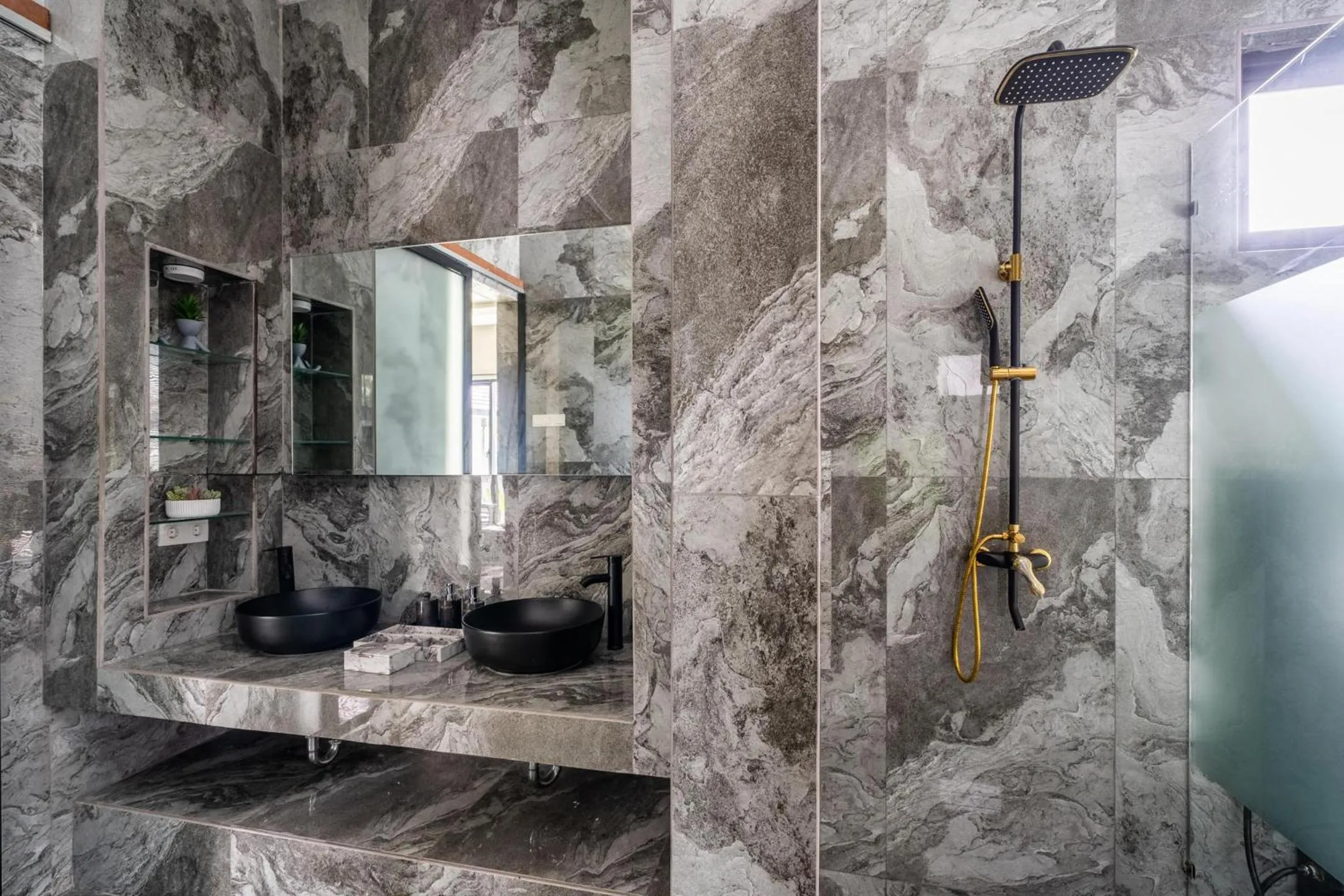 Bathroom in Capung Asri Eco Luxury Resort with Private Pool Villas