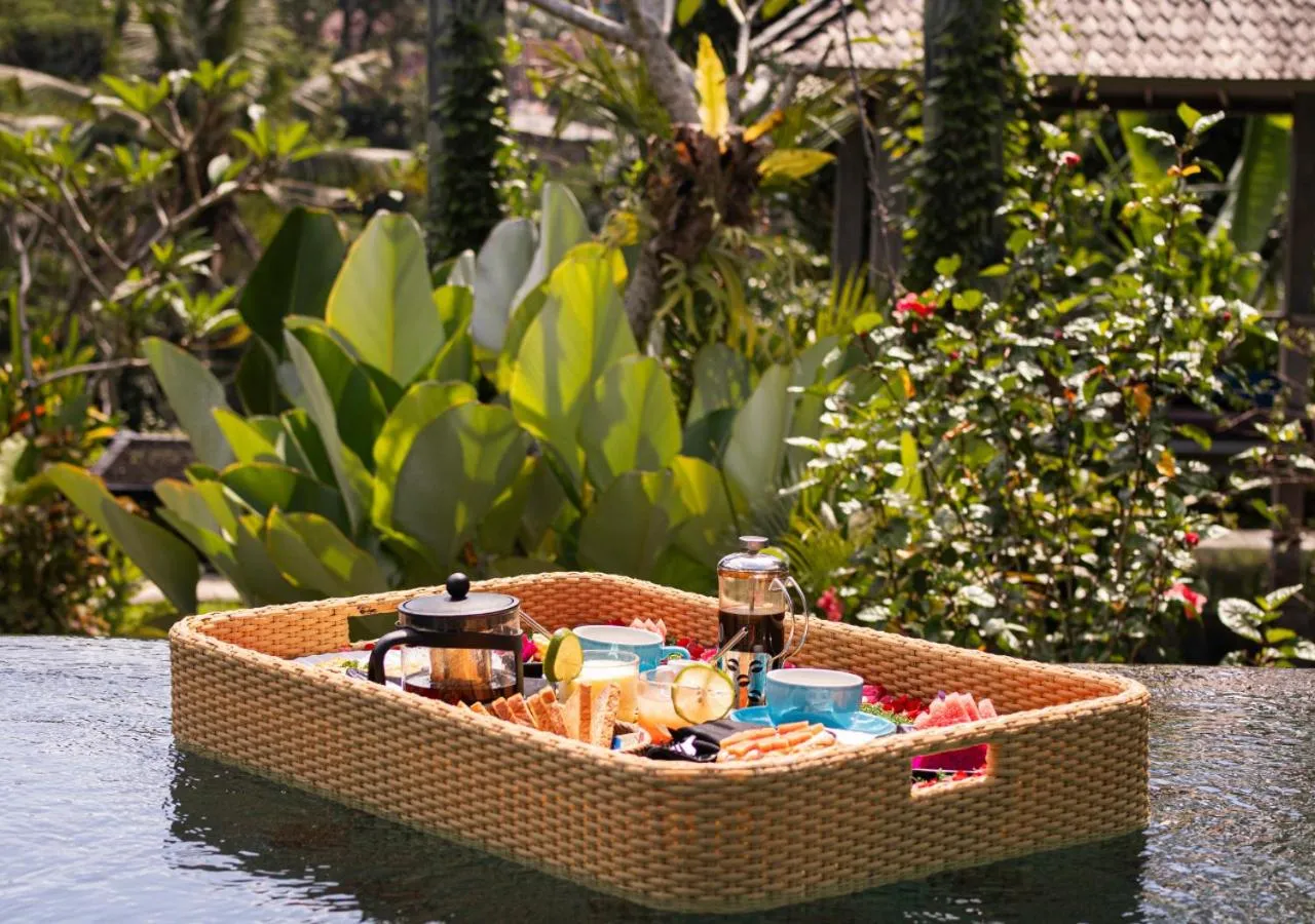 Food close-up in Capung Asri Eco Luxury Resort with Private Pool Villas