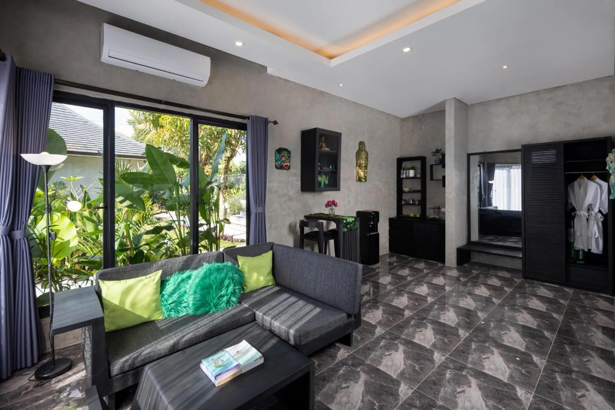 Living room in Capung Asri Eco Luxury Resort with Private Pool Villas