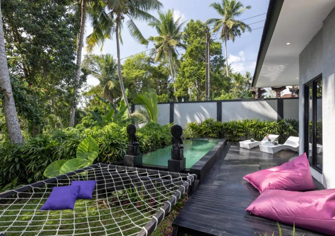 Swimming pool in Capung Asri Eco Luxury Resort with Private Pool Villas