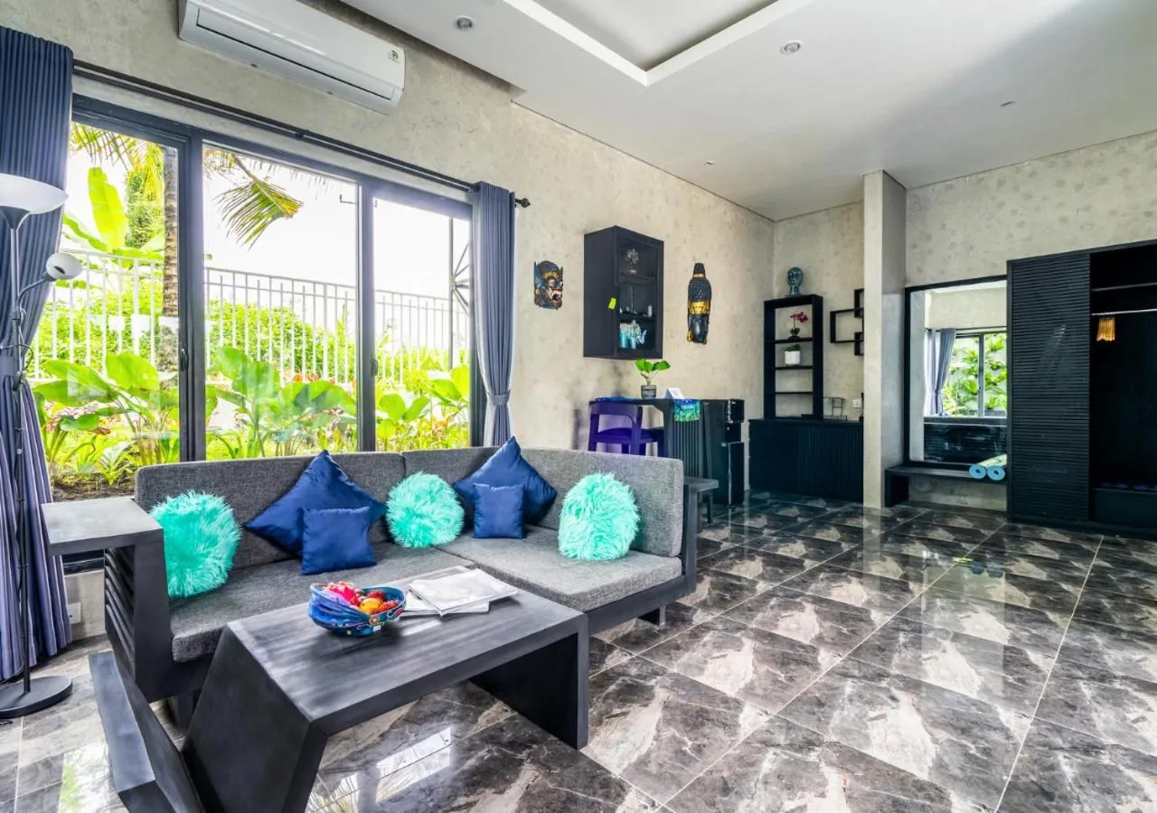 Living room in Capung Asri Eco Luxury Resort with Private Pool Villas