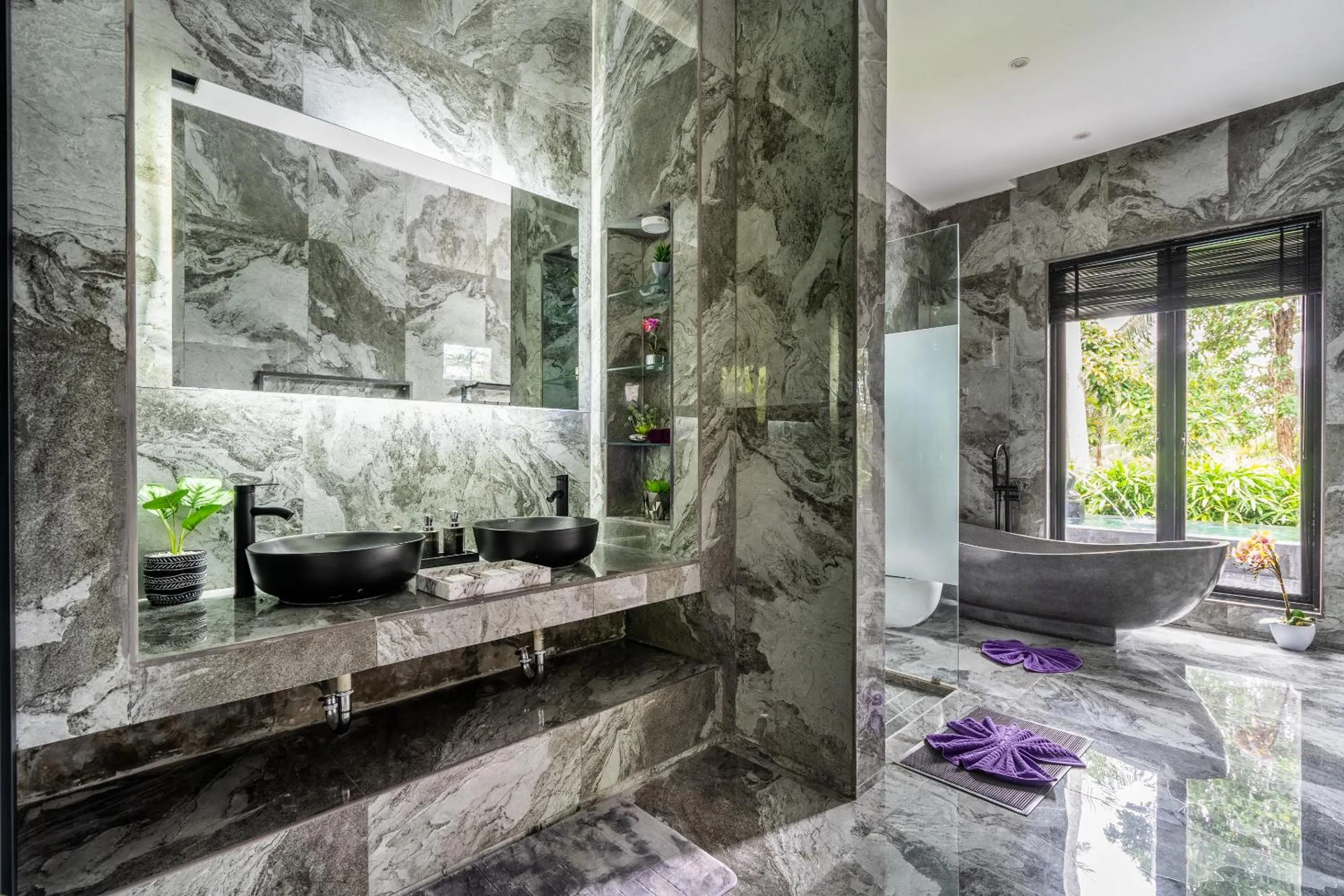 Bathroom in Capung Asri Eco Luxury Resort with Private Pool Villas