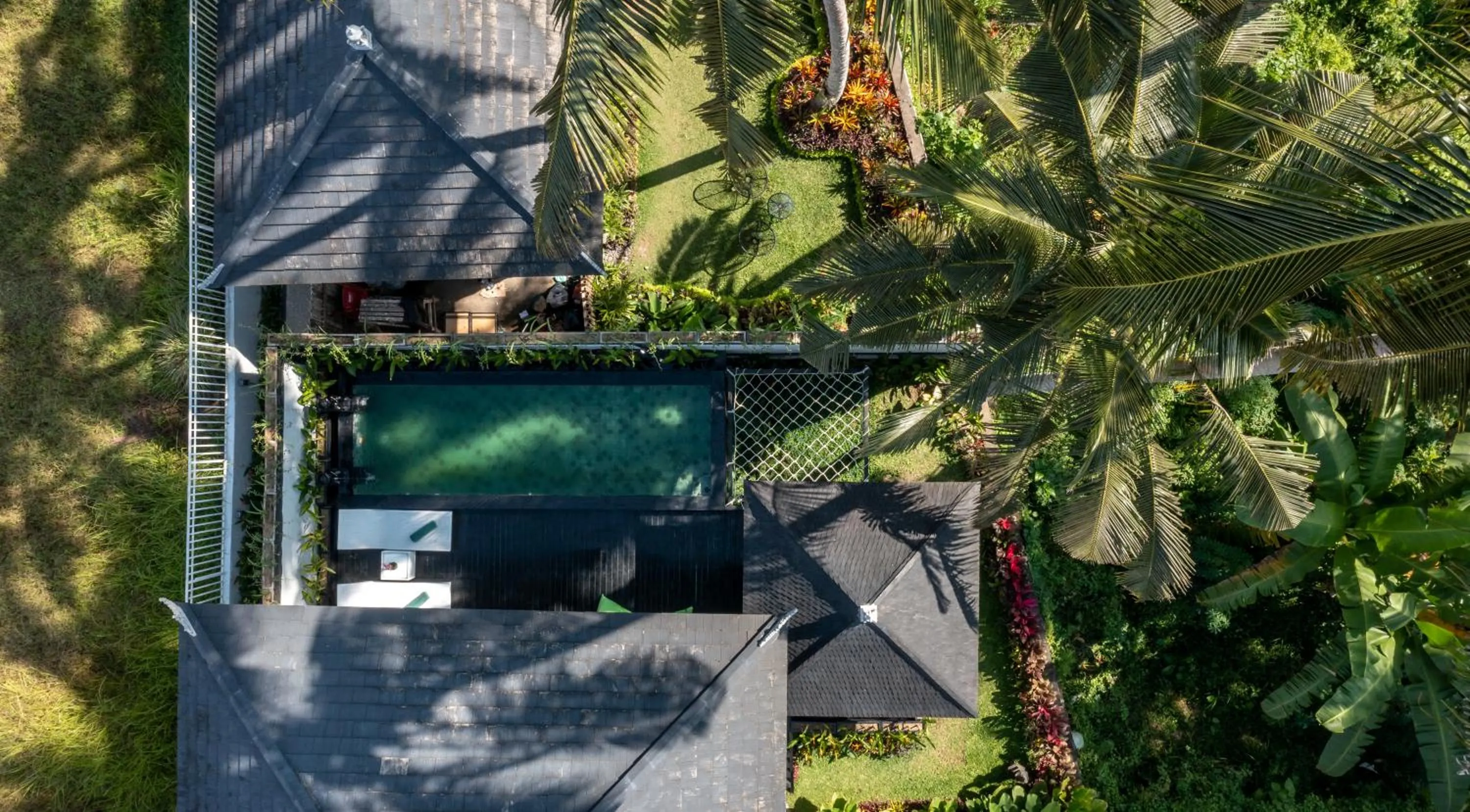 Garden in Capung Asri Eco Luxury Resort with Private Pool Villas