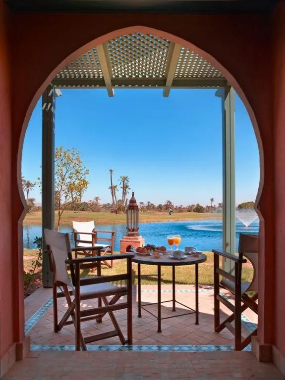 Patio in Pavillon du Golf - Palmeraie suites