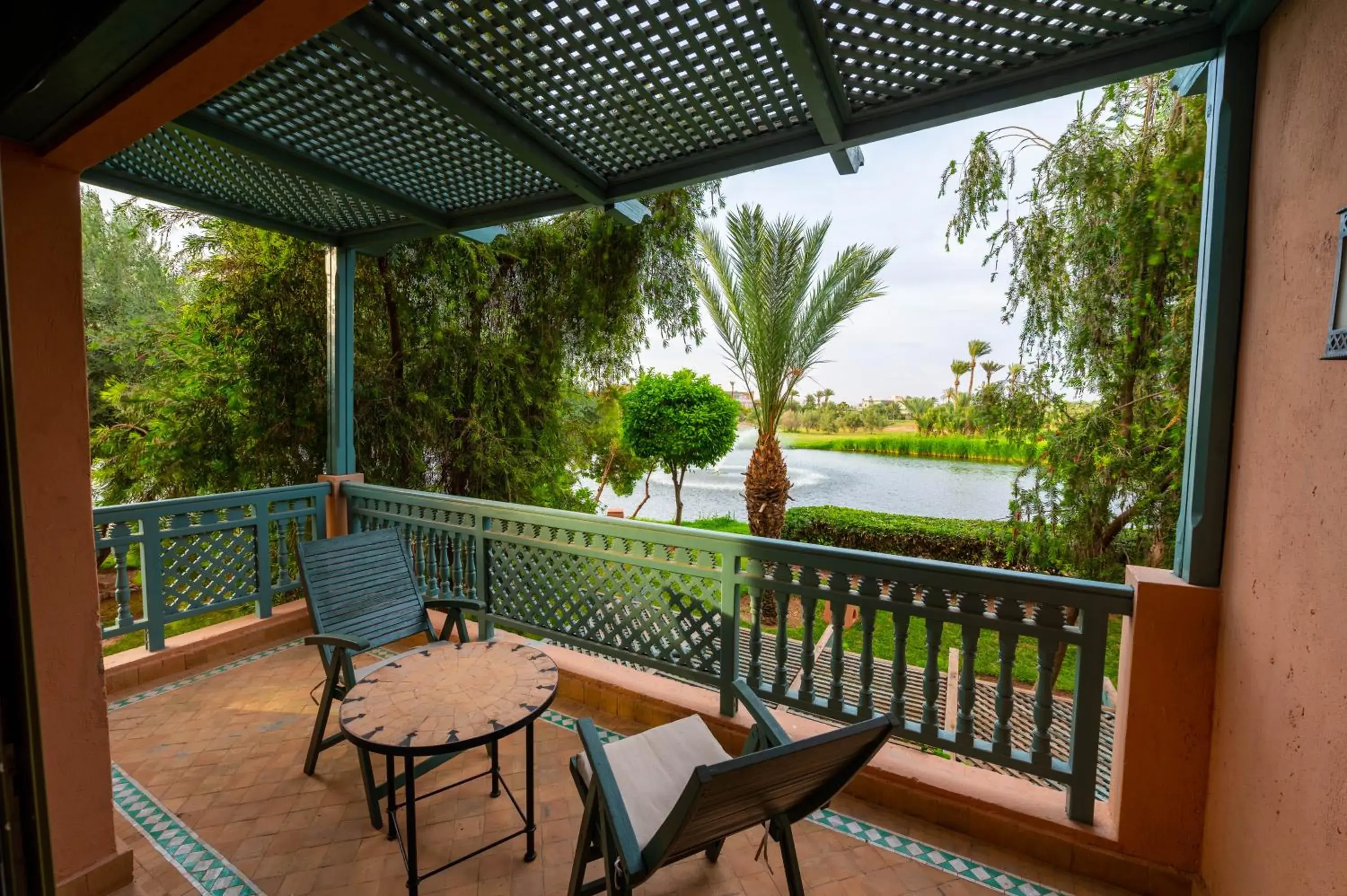 Garden, Balcony/Terrace in Pavillon du Golf -Palmeraie suites