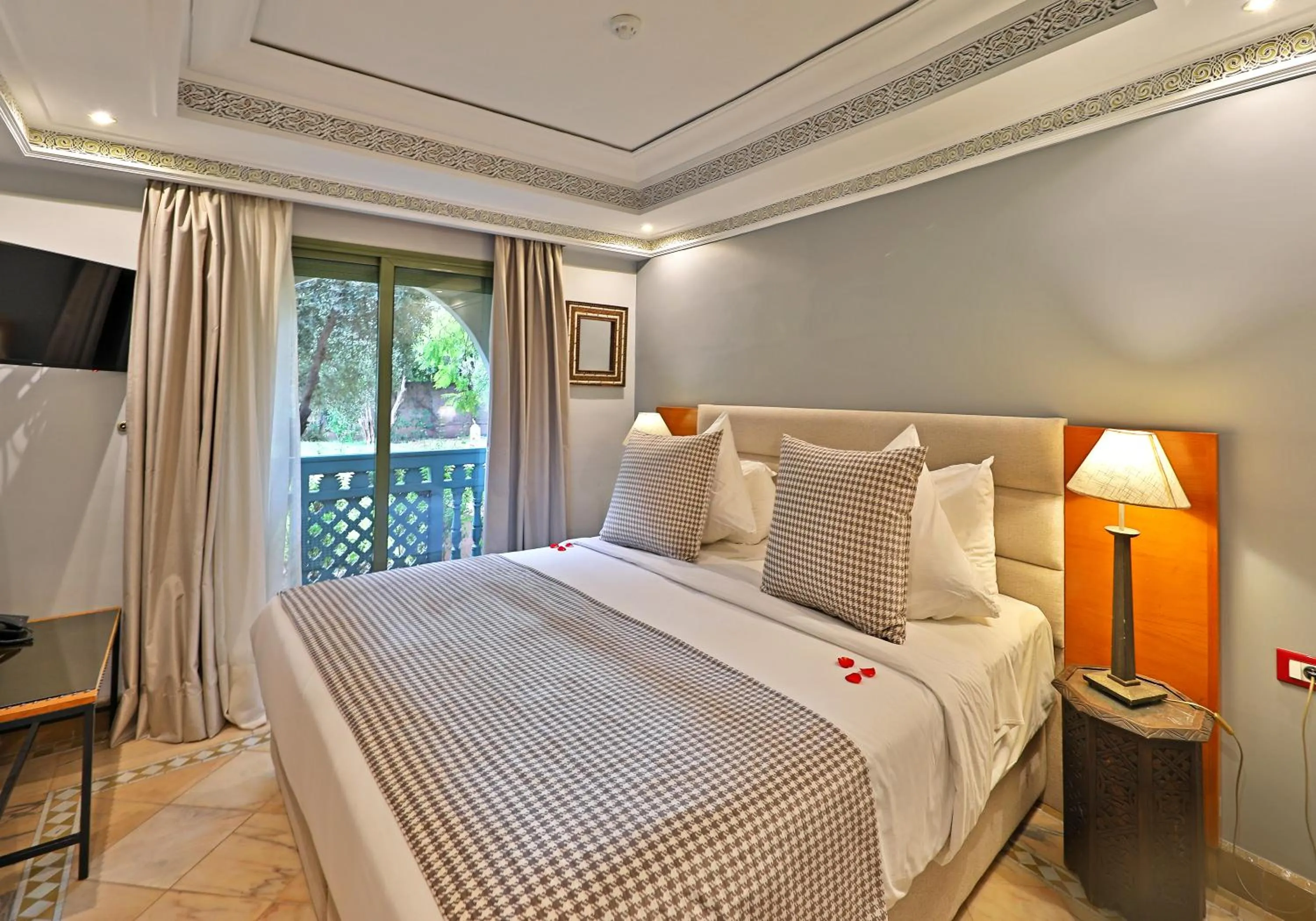 Bed in Pavillon du Golf - Palmeraie suites