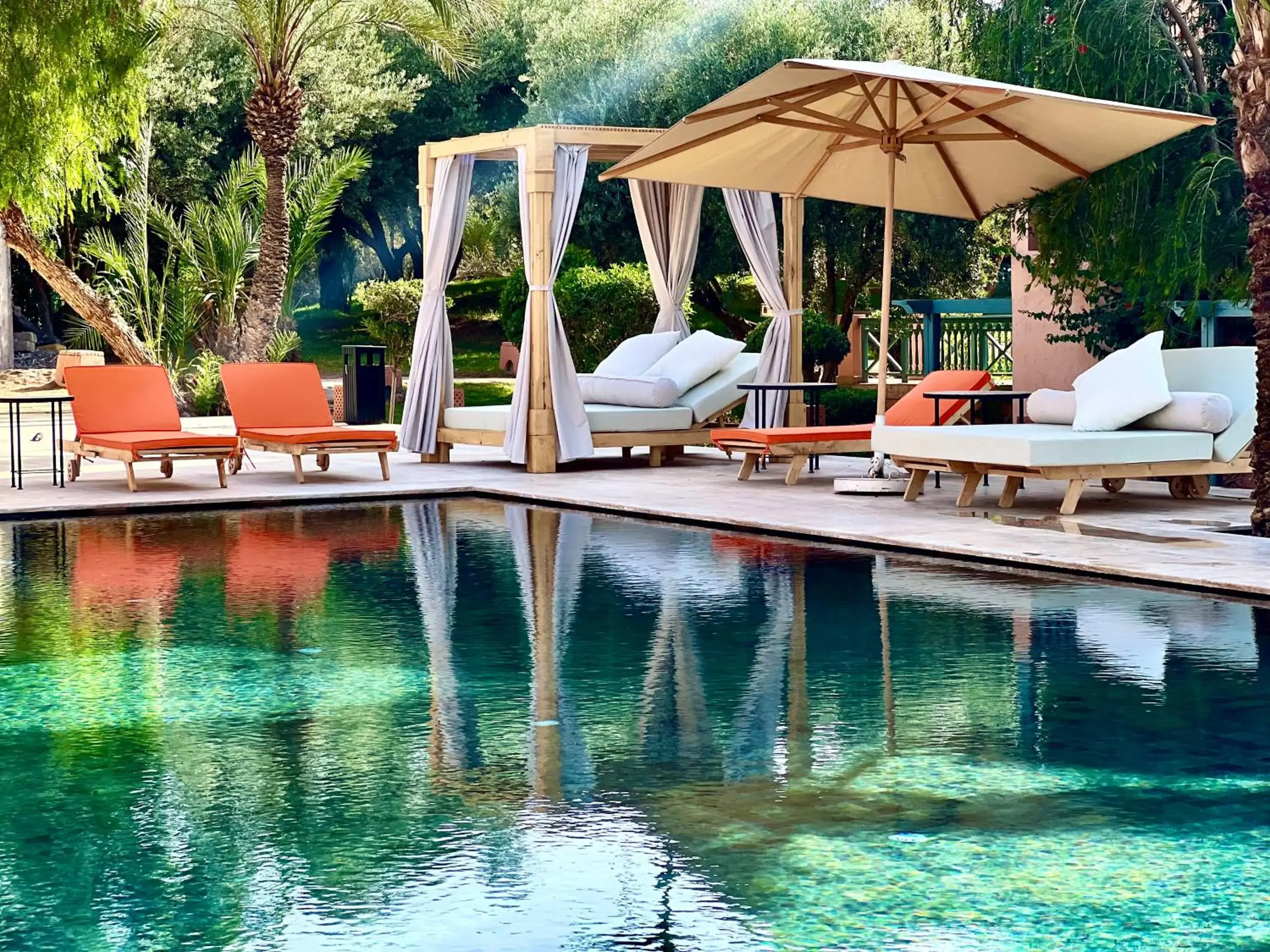 Pool view, Swimming Pool in Pavillon du Golf -Palmeraie suites