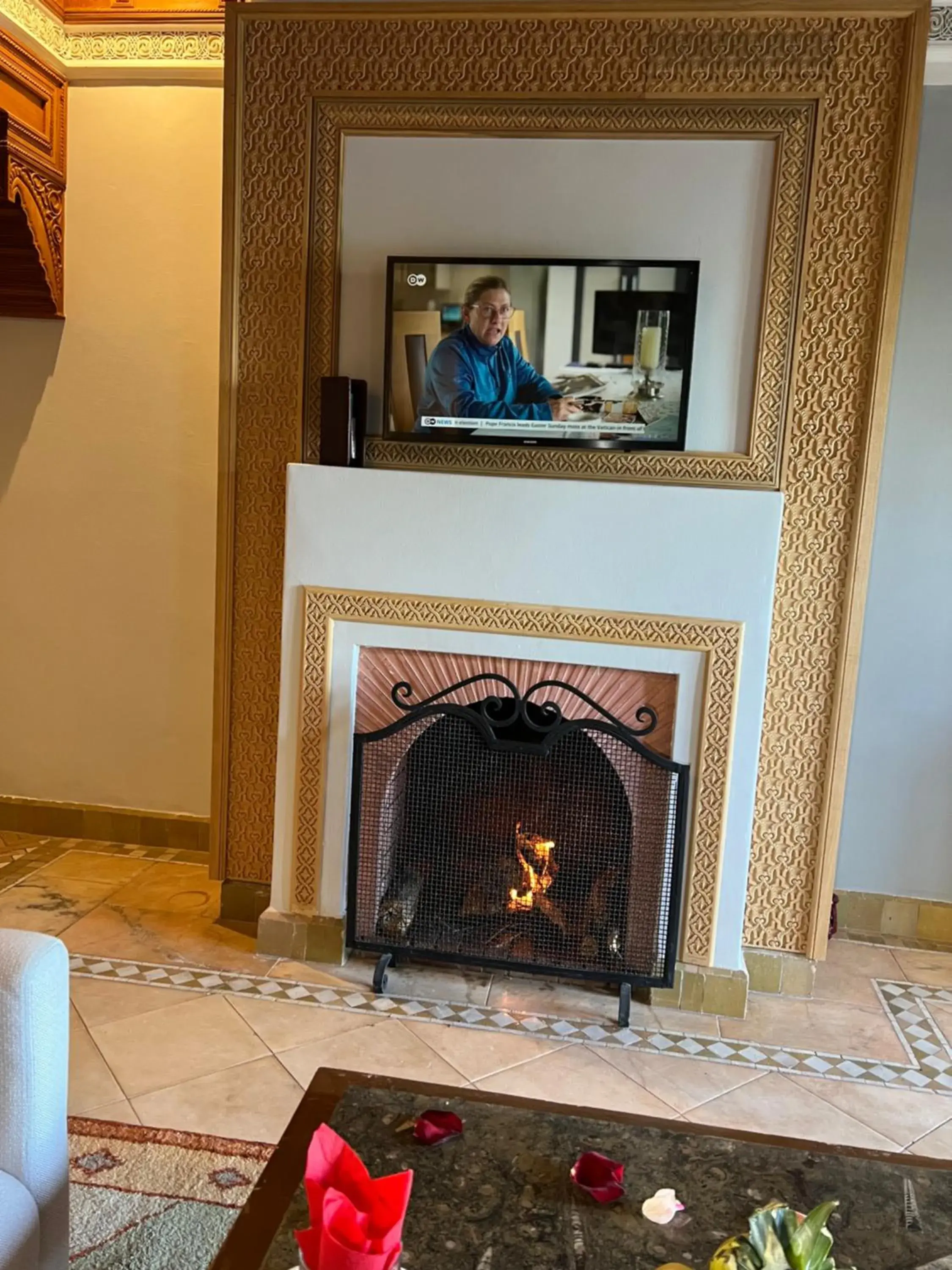 TV and multimedia in Pavillon du Golf -Palmeraie suites