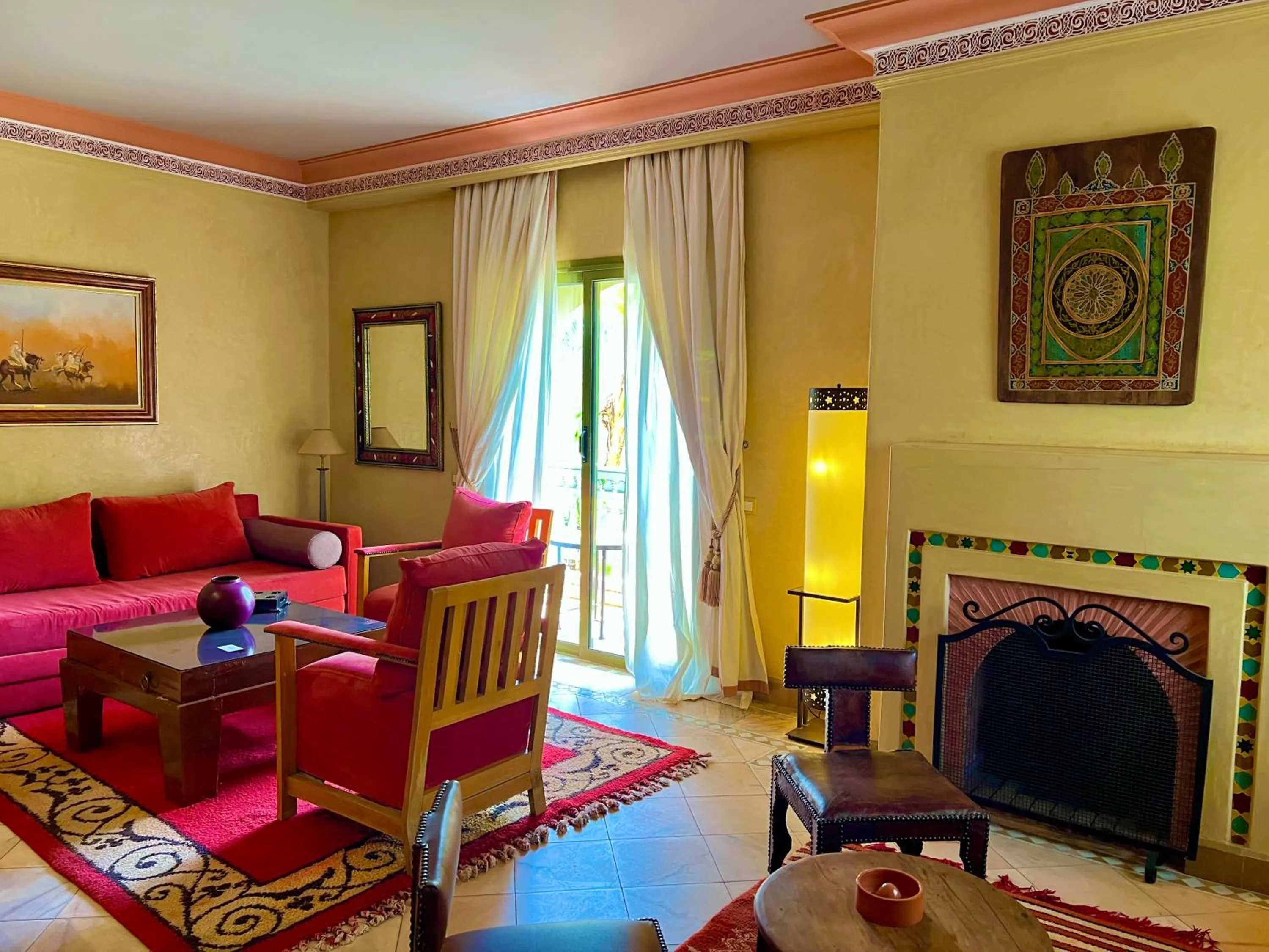 Living room in Pavillon du Golf - Palmeraie suites