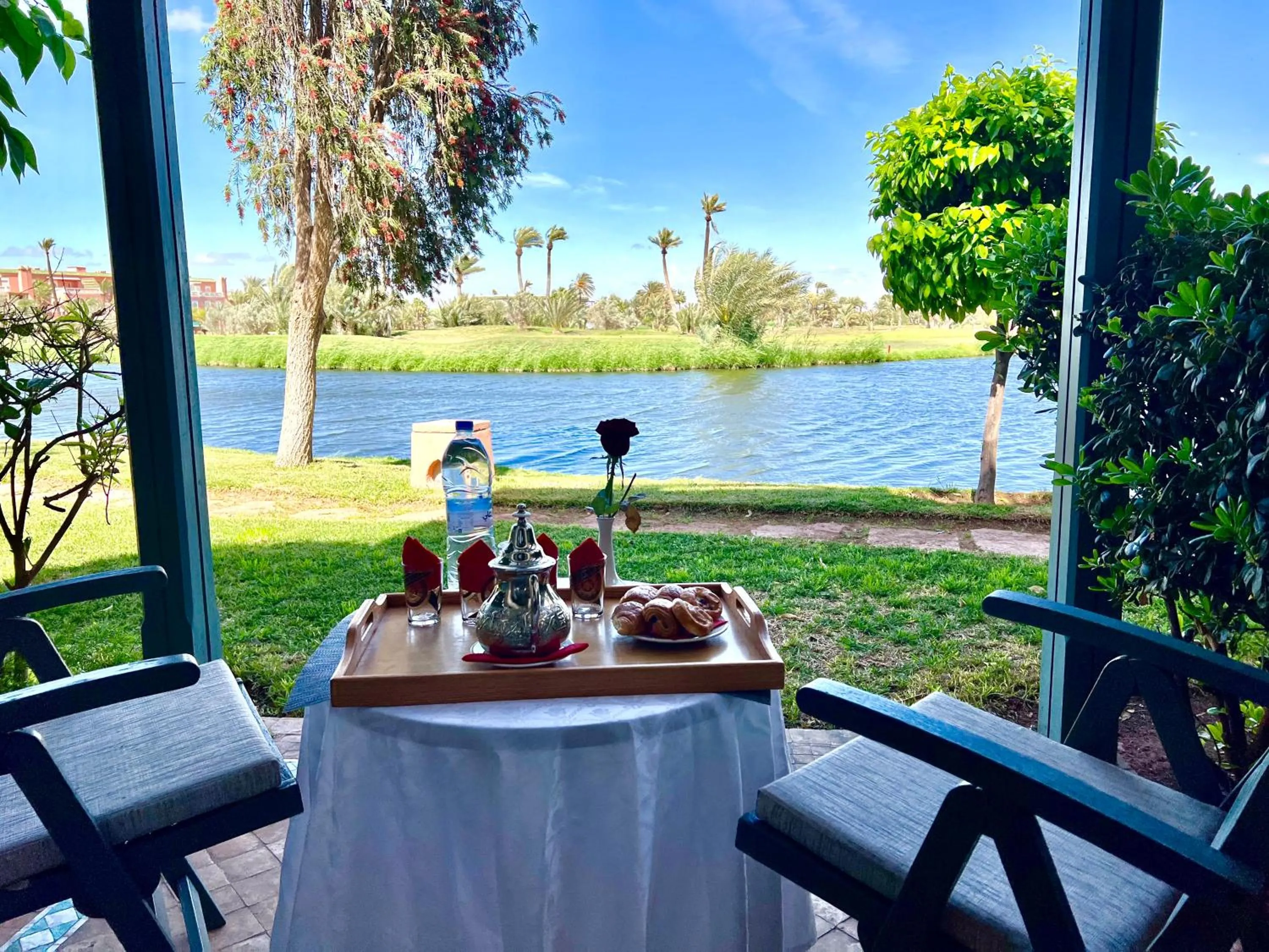 Lake view in Pavillon du Golf - Palmeraie suites