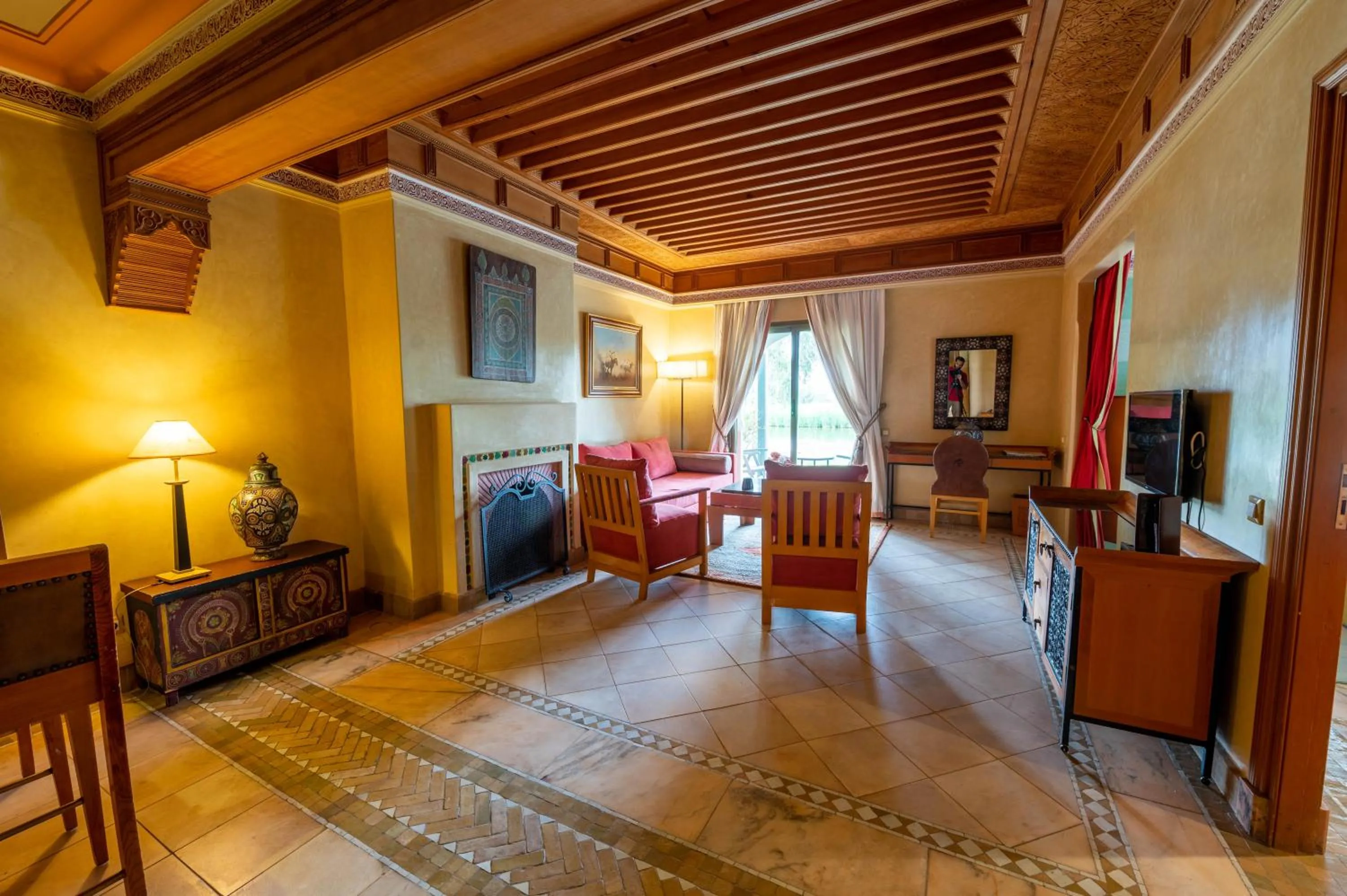 Living room in Pavillon du Golf - Palmeraie suites