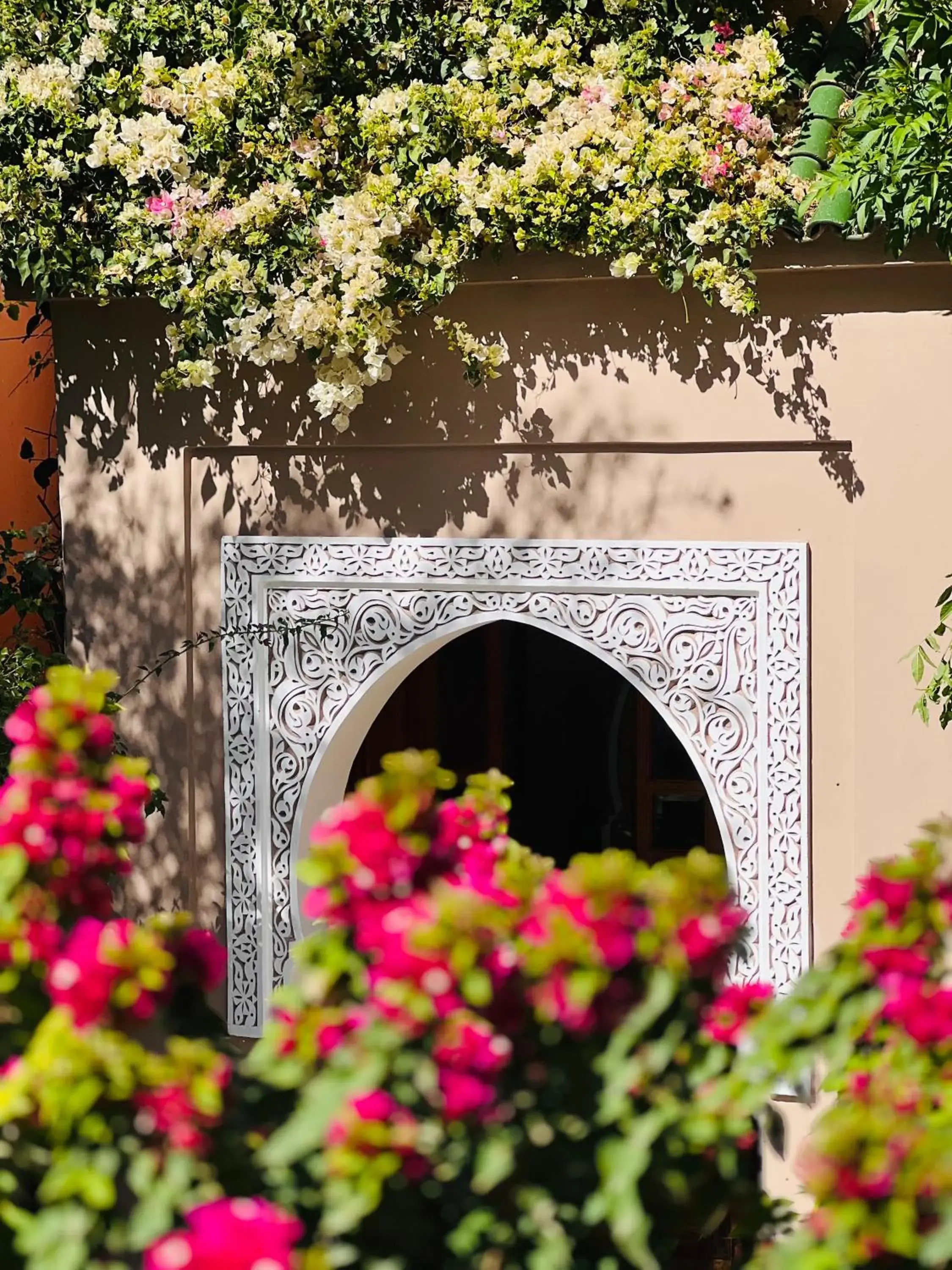 Decorative detail in Pavillon du Golf -Palmeraie suites