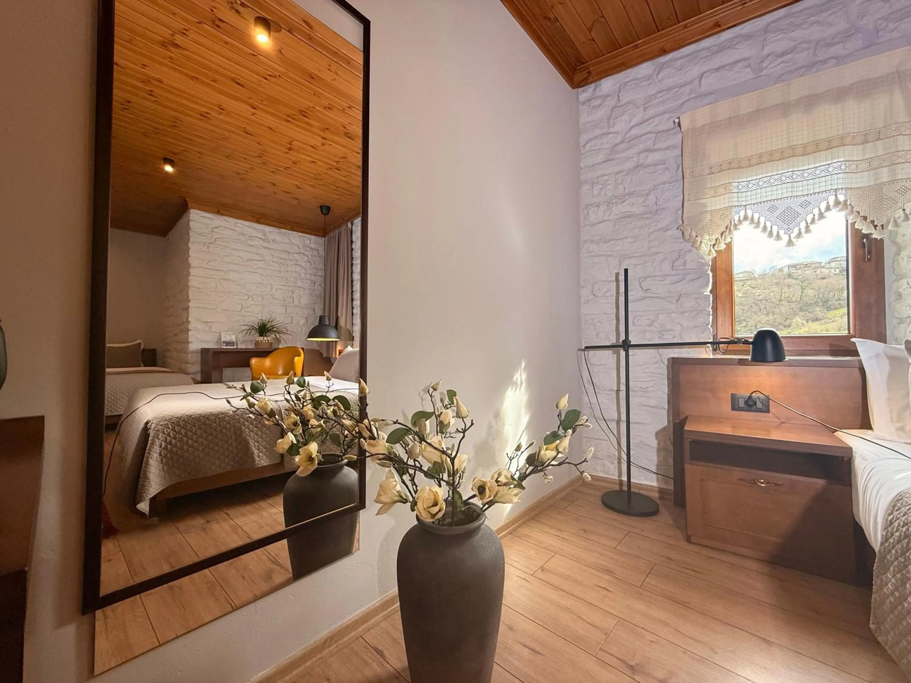 Bed in The Stone Sky Hotel