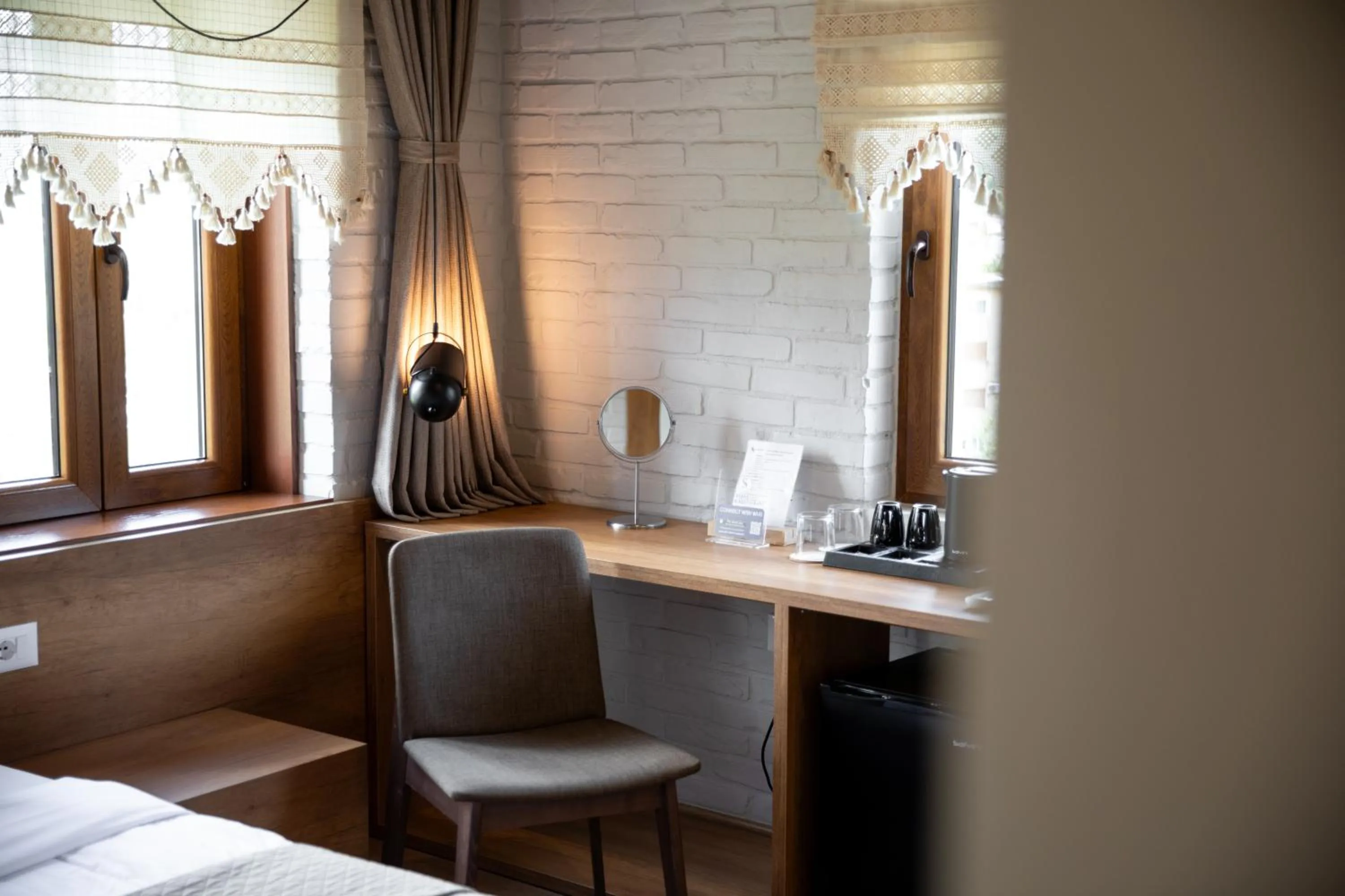 Bed in The Stone Sky Hotel